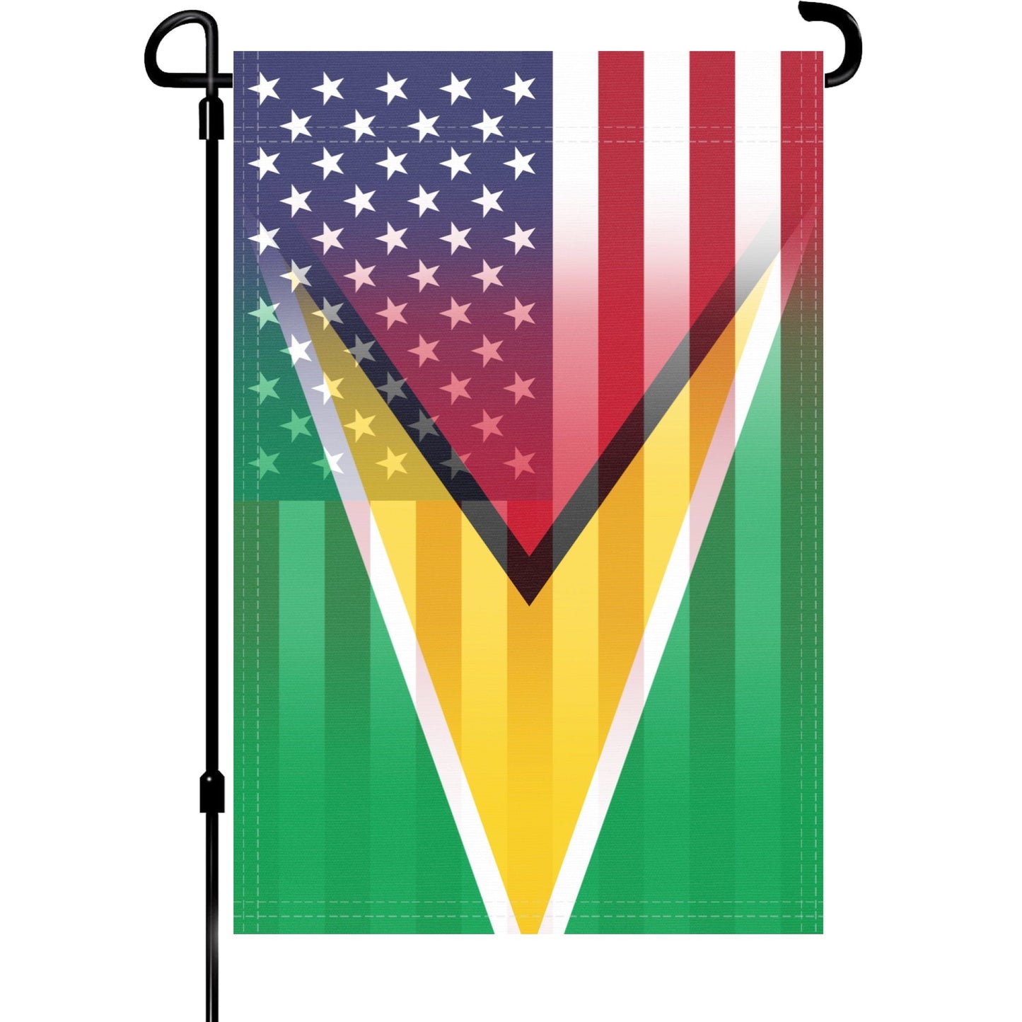 Guyanese American Garden Flag
