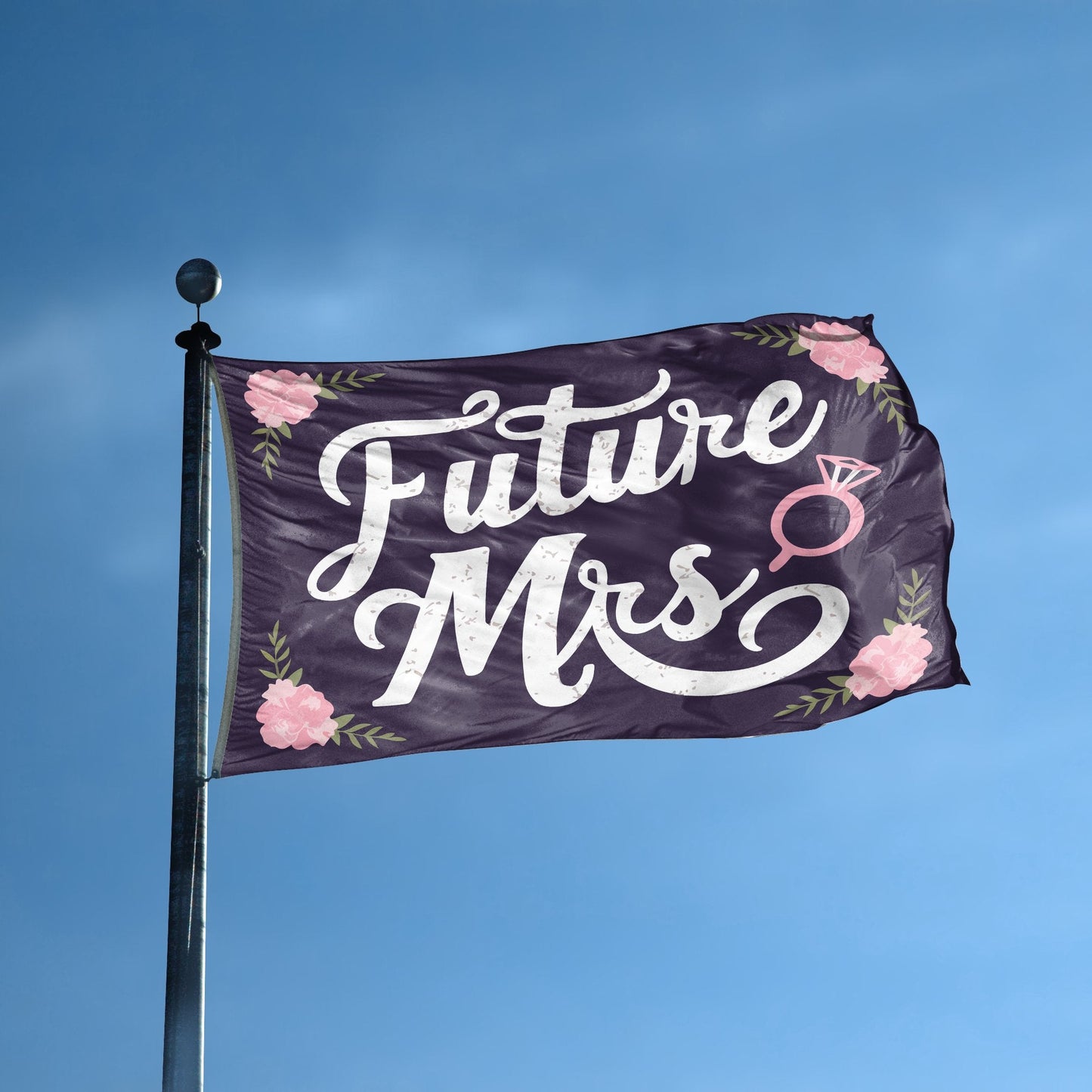 Future Mrs Engagement Flag