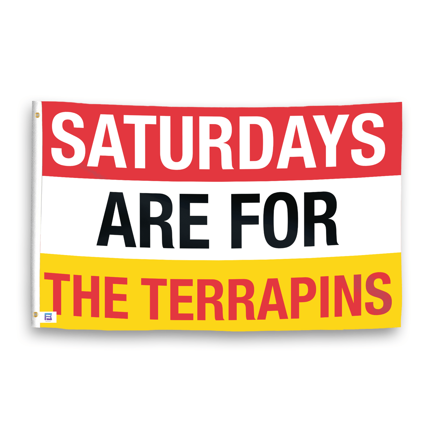 Saturdays Are for the Terrapins Flag
