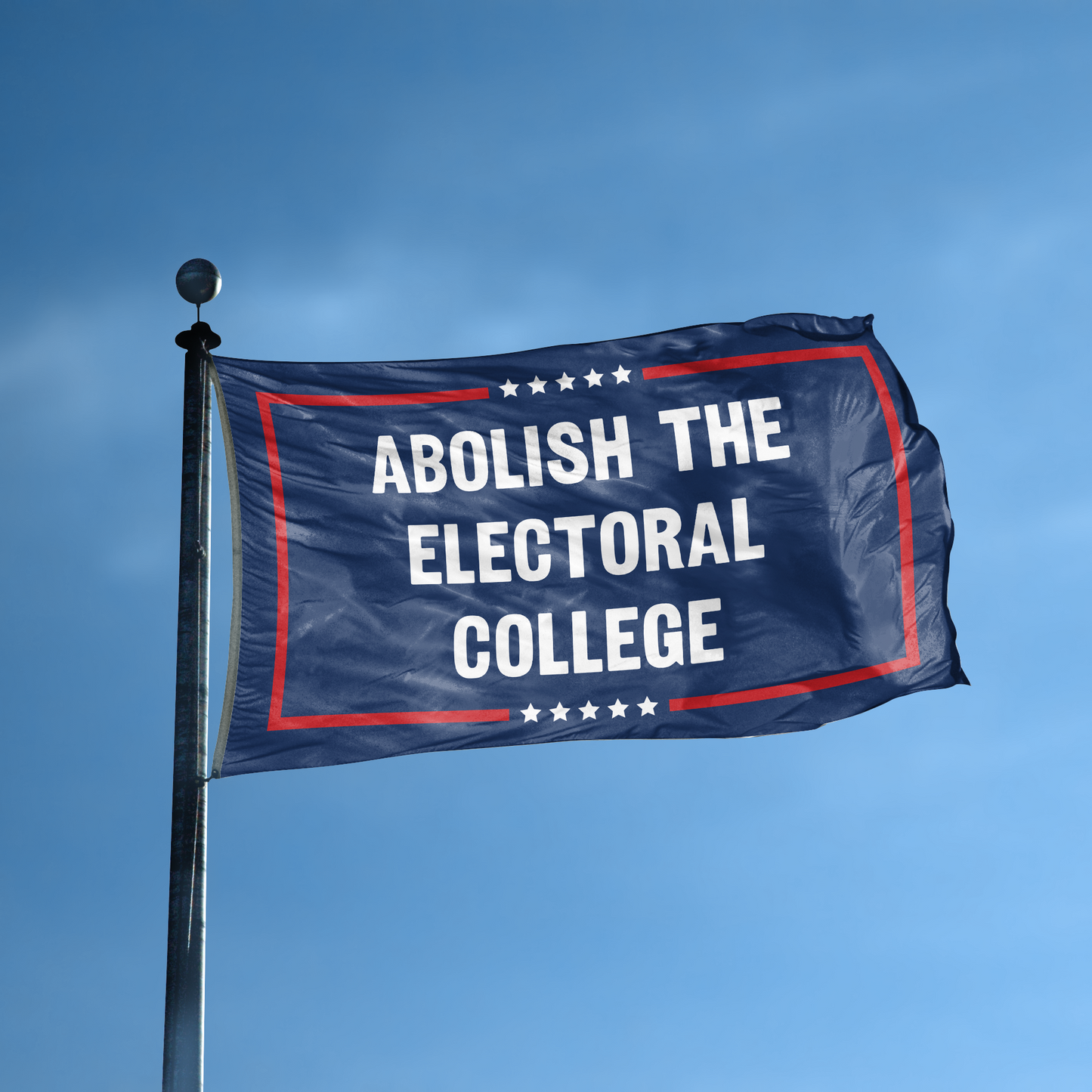 Abolish The Electoral College Political Flag