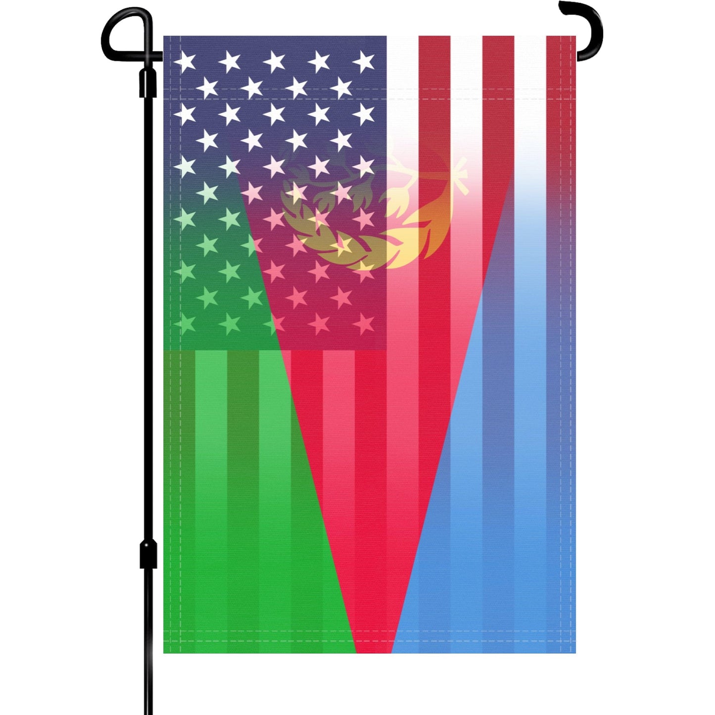 Eritrean American Garden Flag