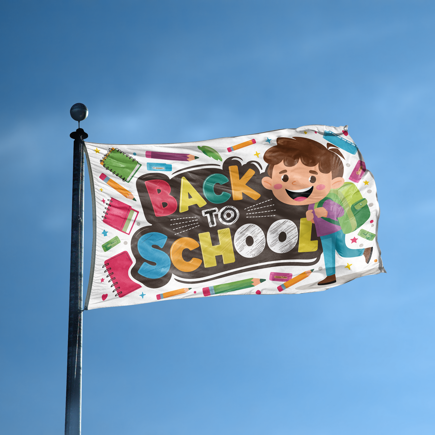 Back To School Flag