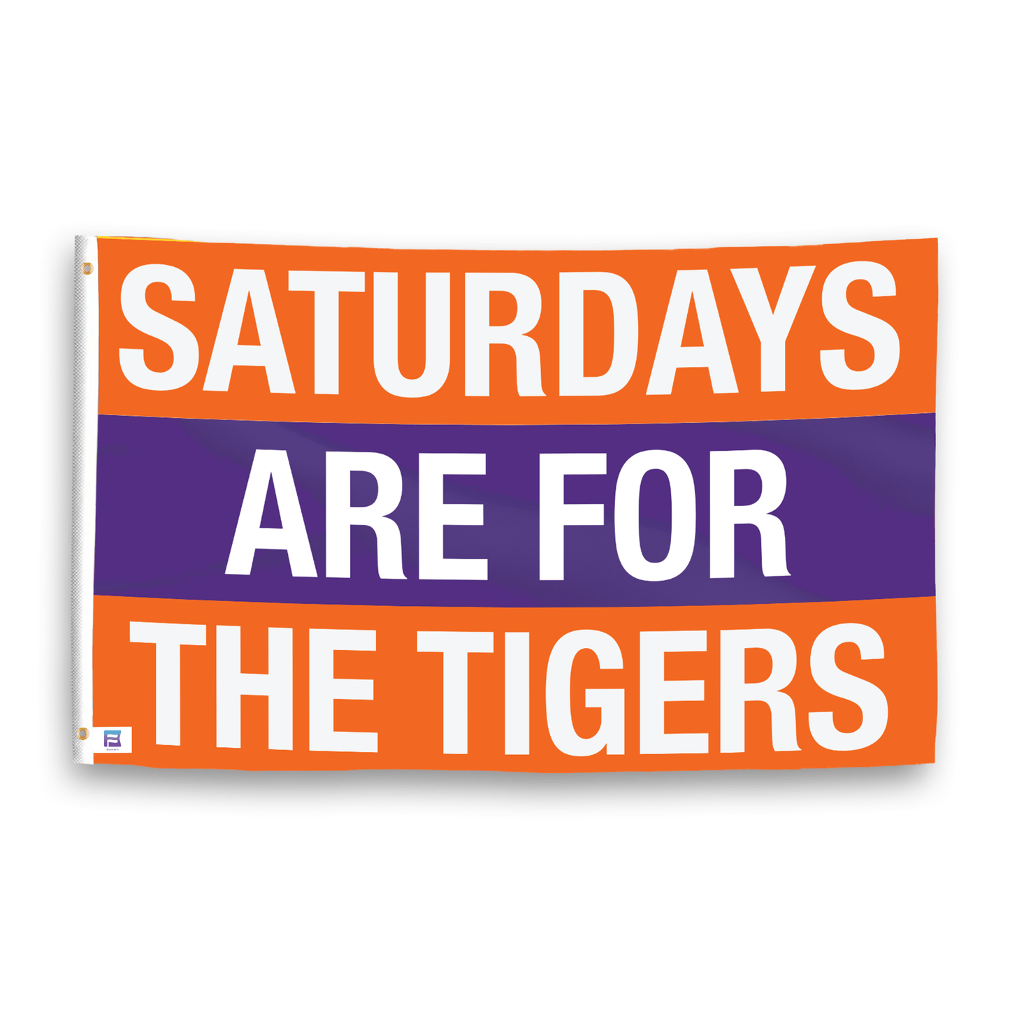 Saturdays Are for the Tigers Clemson Flag