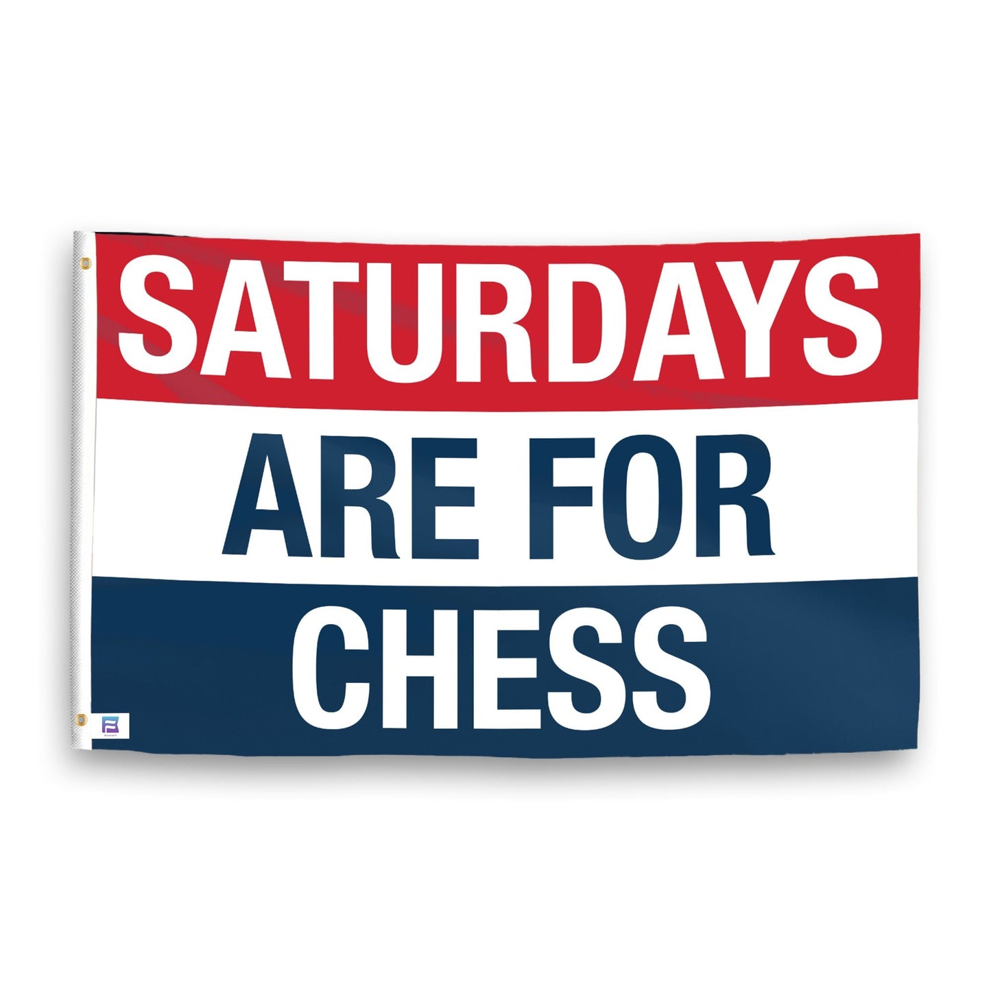 Saturdays Are for Chess Flag