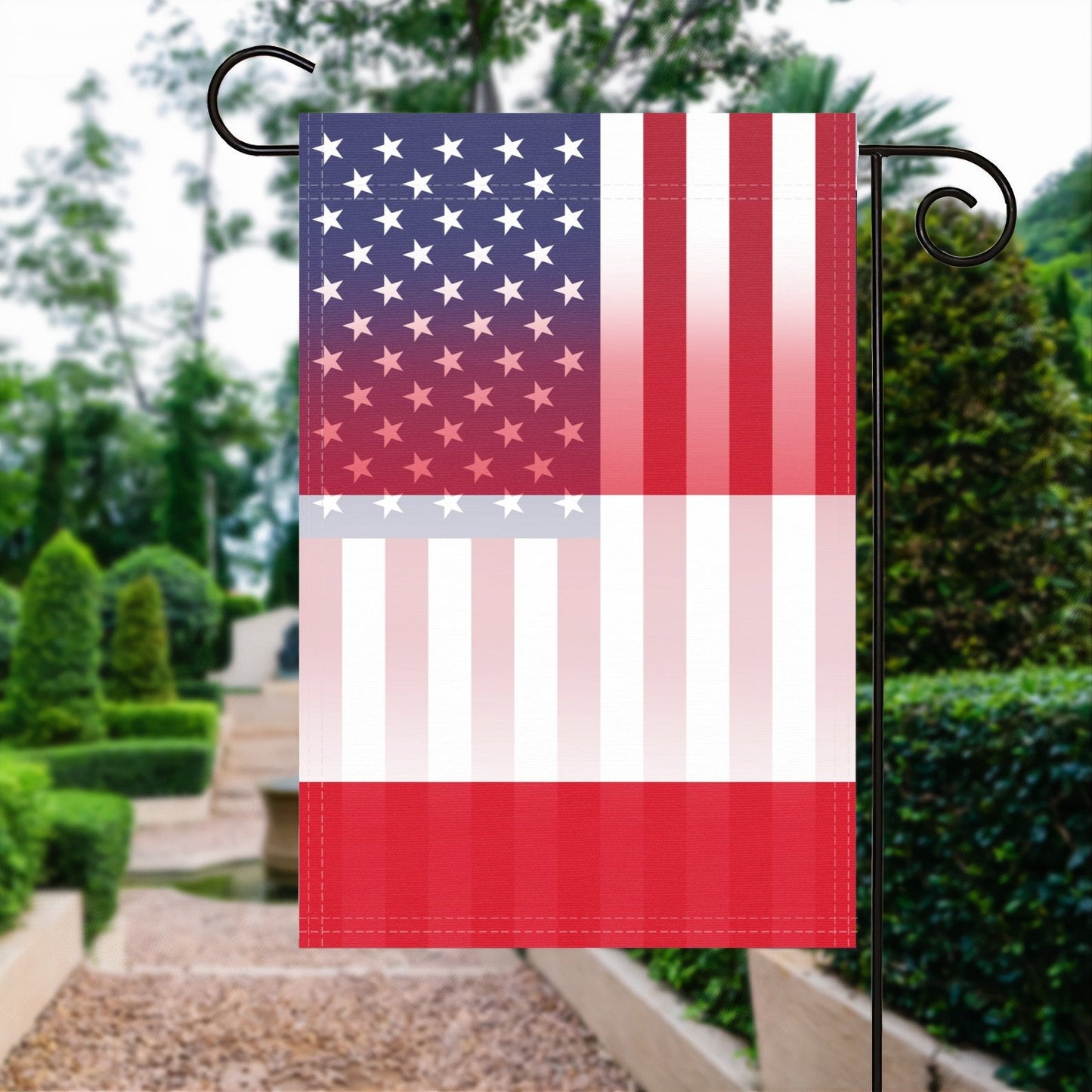 Peruvian American Garden Flag