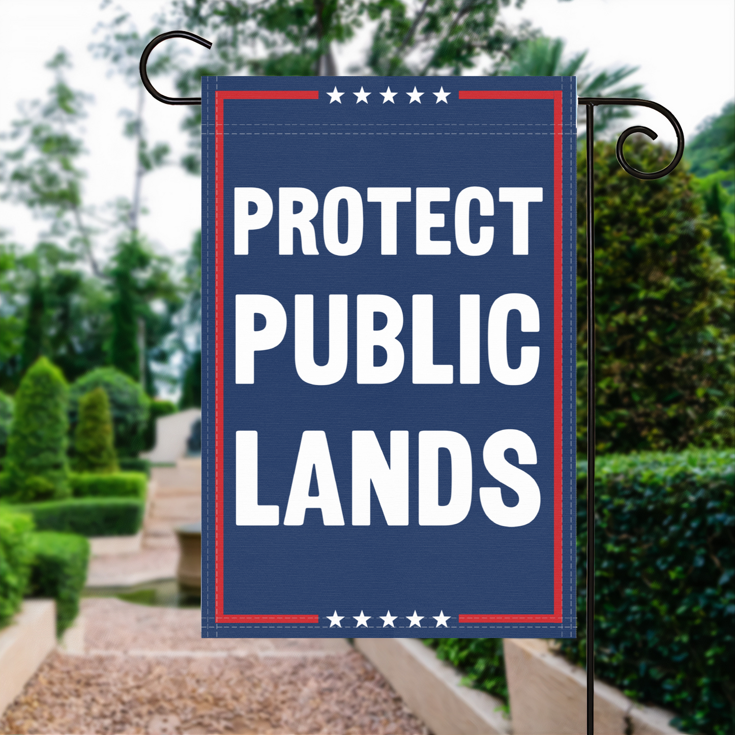 Protect Public Lands Garden Flag