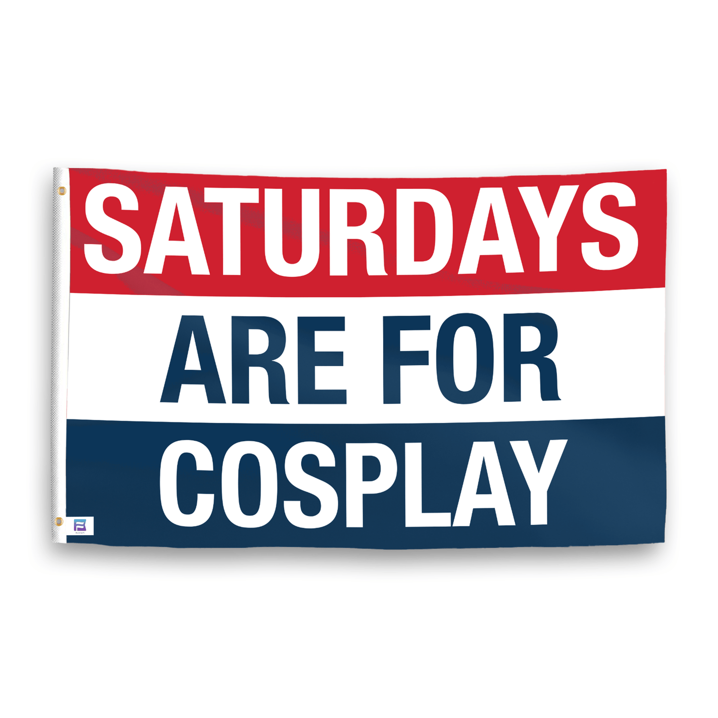 Saturdays Are for Cosplay Flag