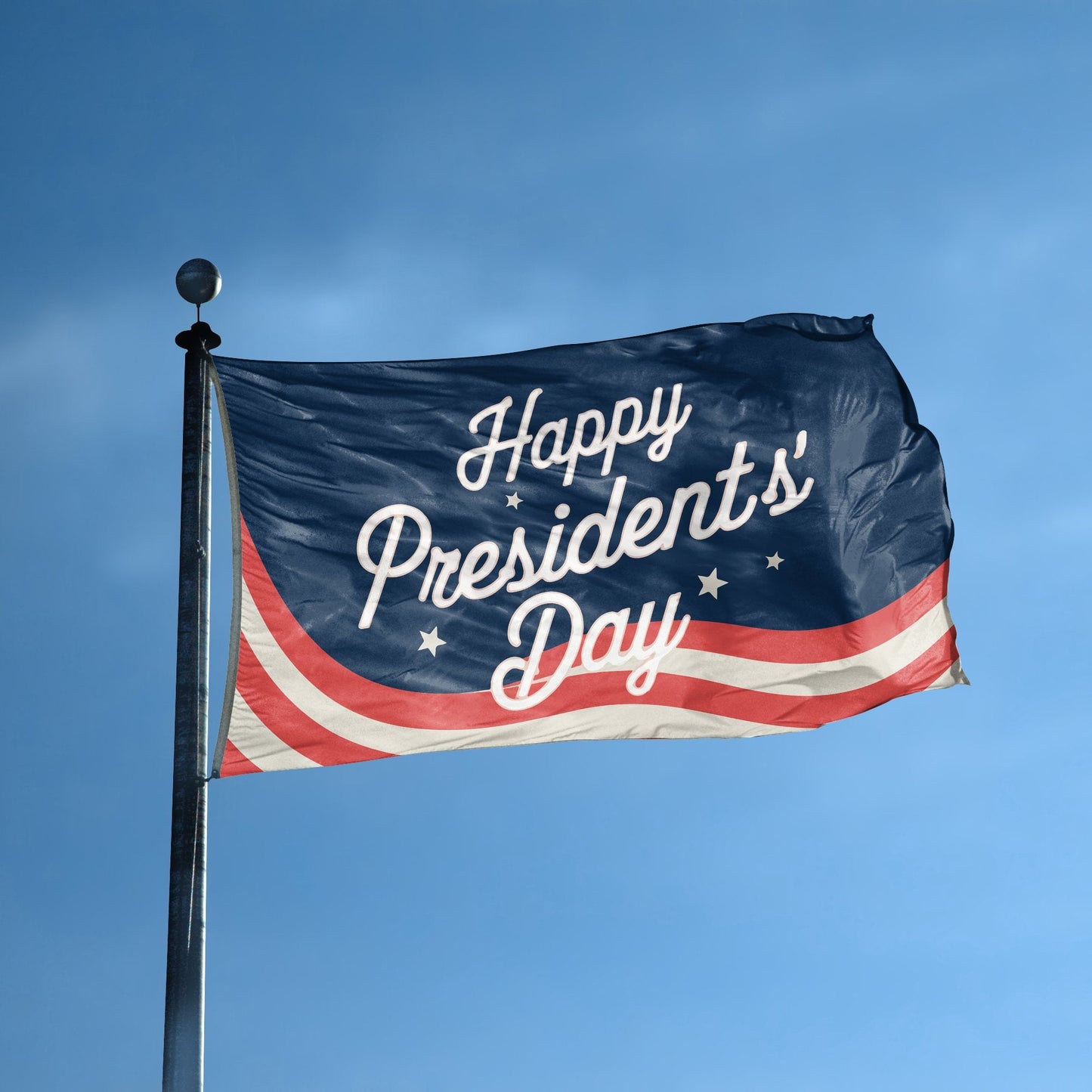 Happy Presidents' Day Flag