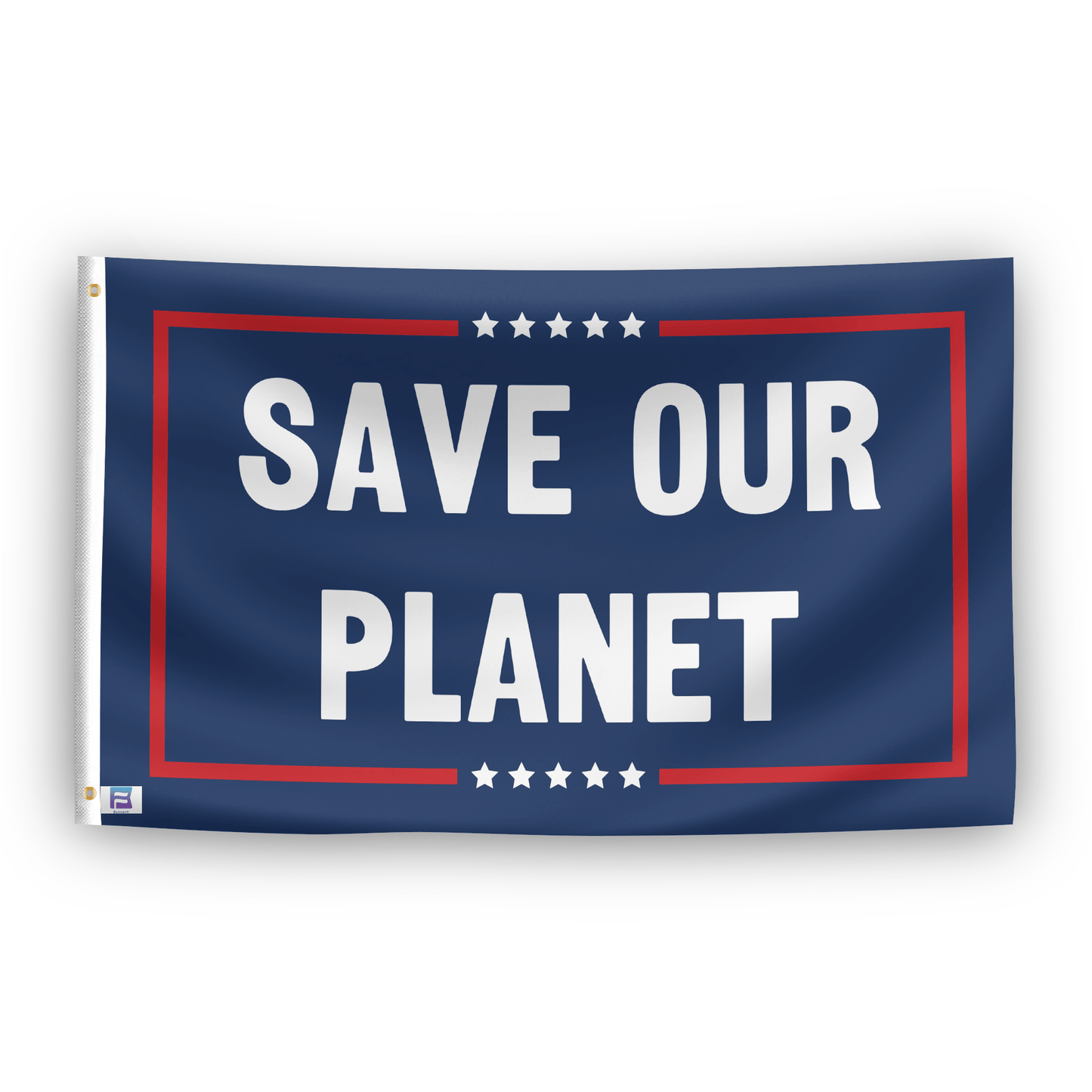 Save Our Planet Political Flag