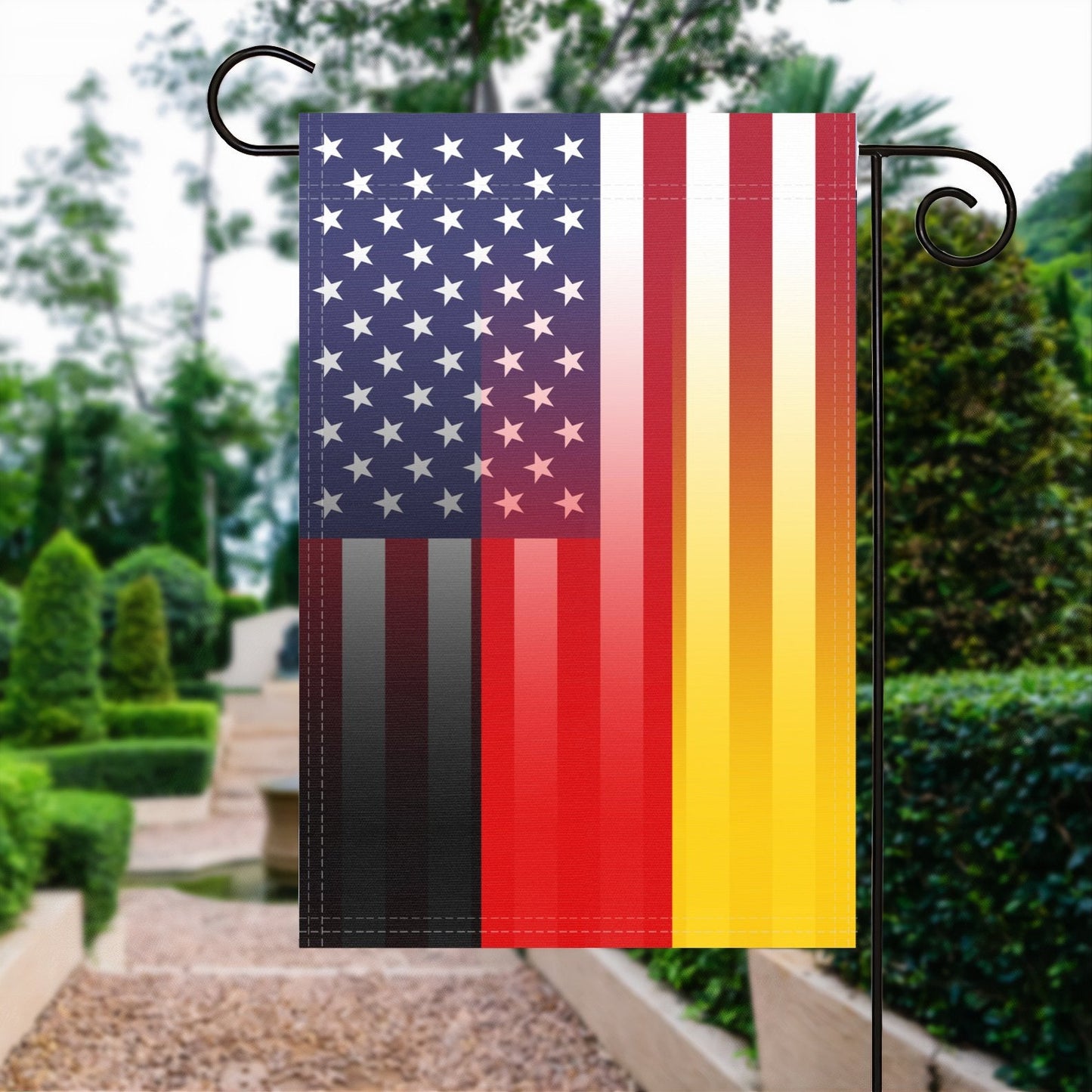 German American Garden Flag