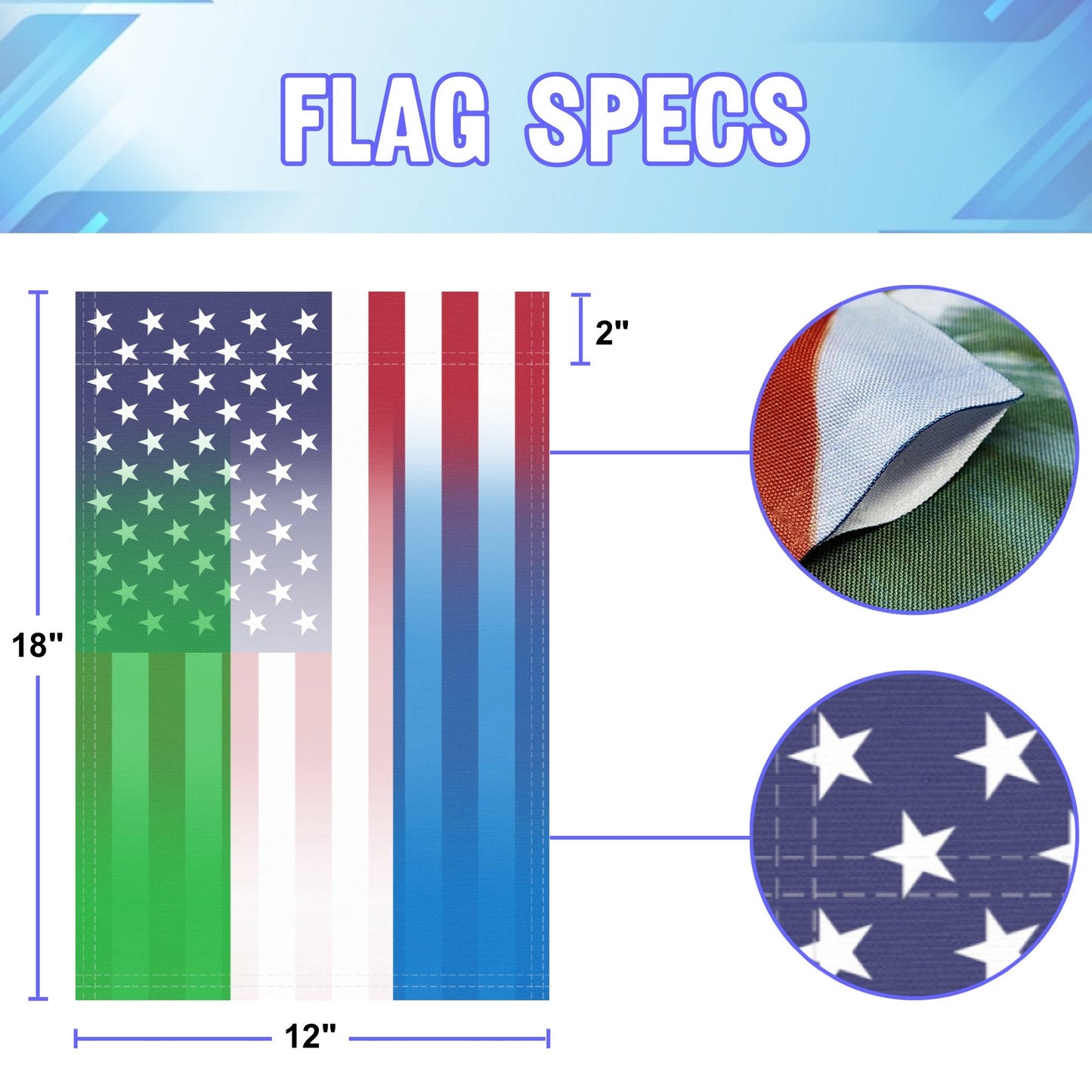 Sierra Leonean American Garden Flag