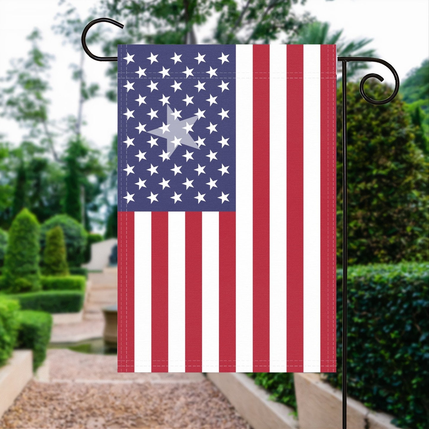 Liberian American Garden Flag