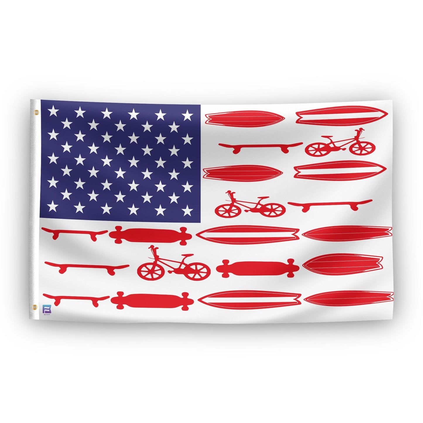Extreme Sports Stripes American Flag