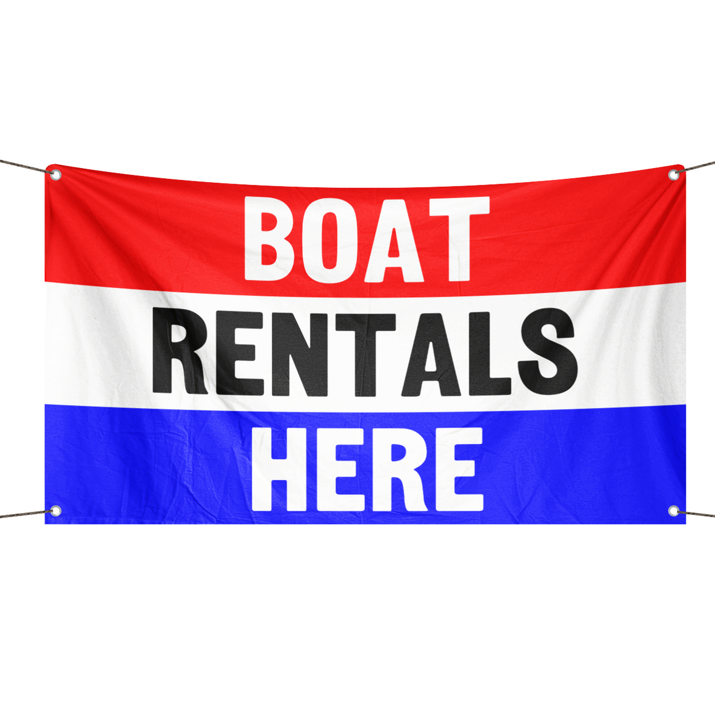Boat Rentals Here Business Flag