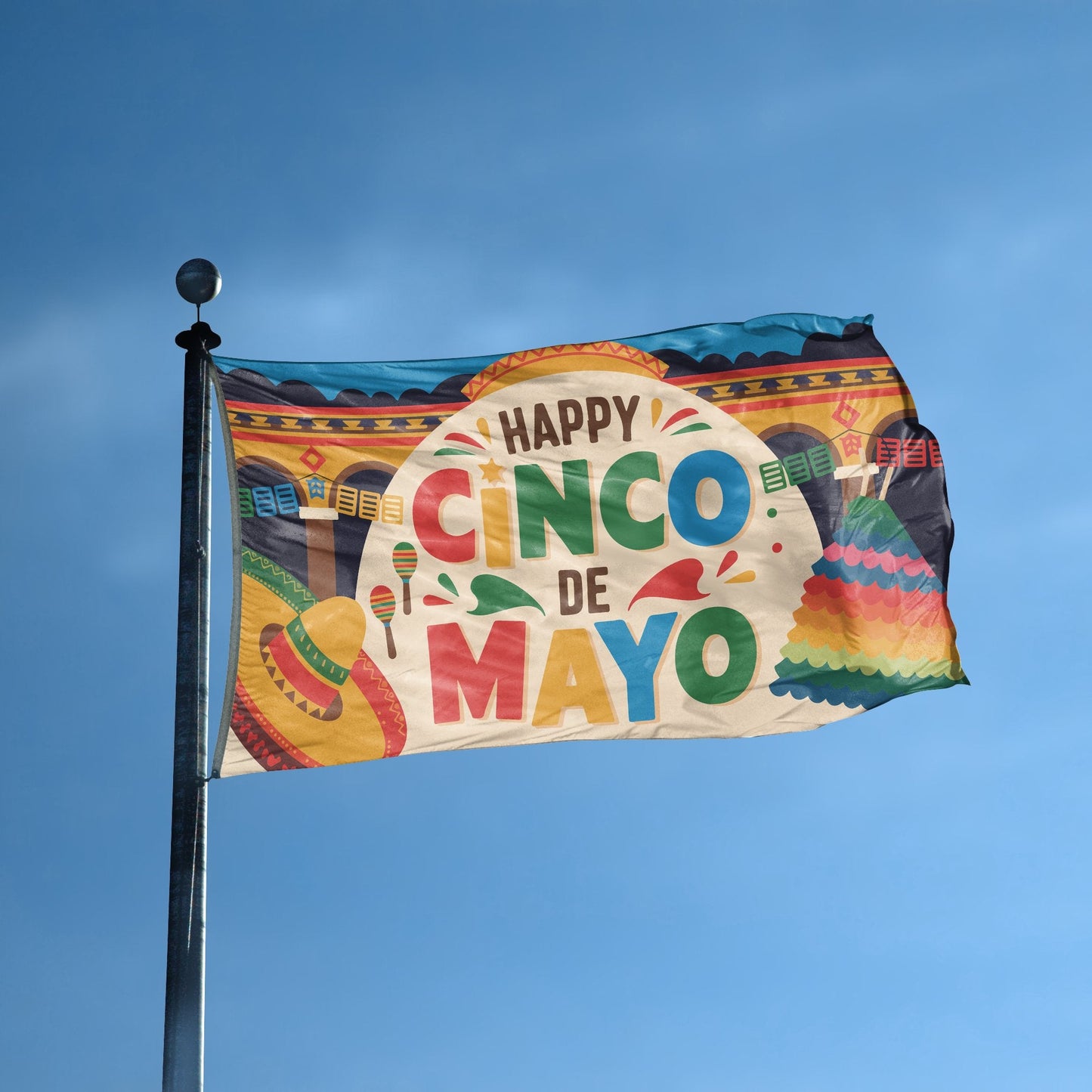 Cinco De Mayo Flag