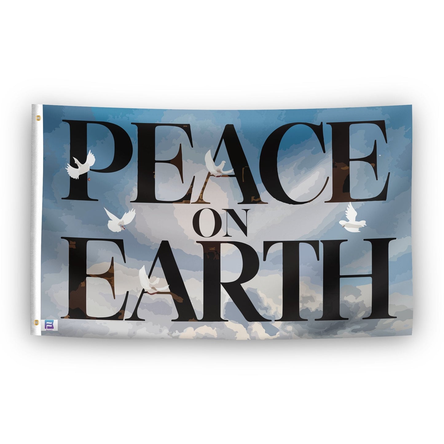 Peace On Earth Inspirational Flag