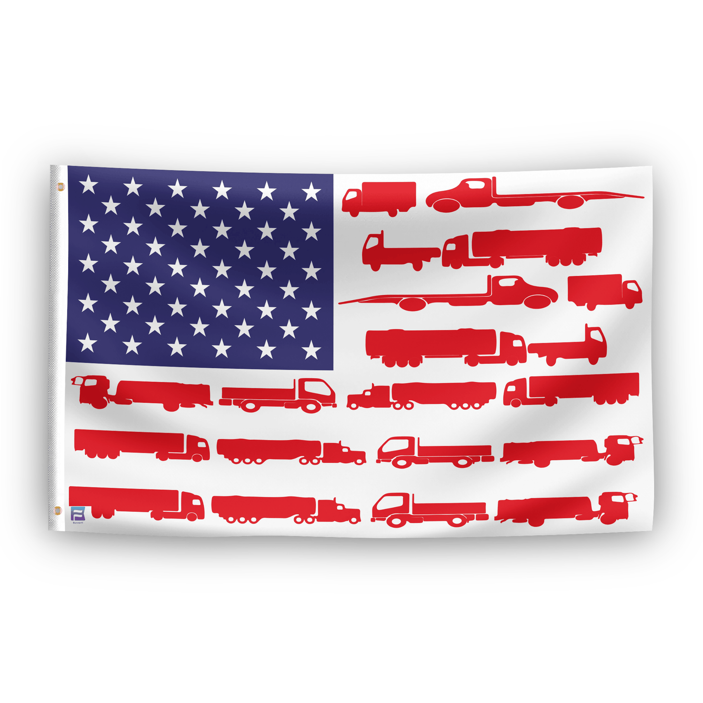 Truck Stripes American Flag