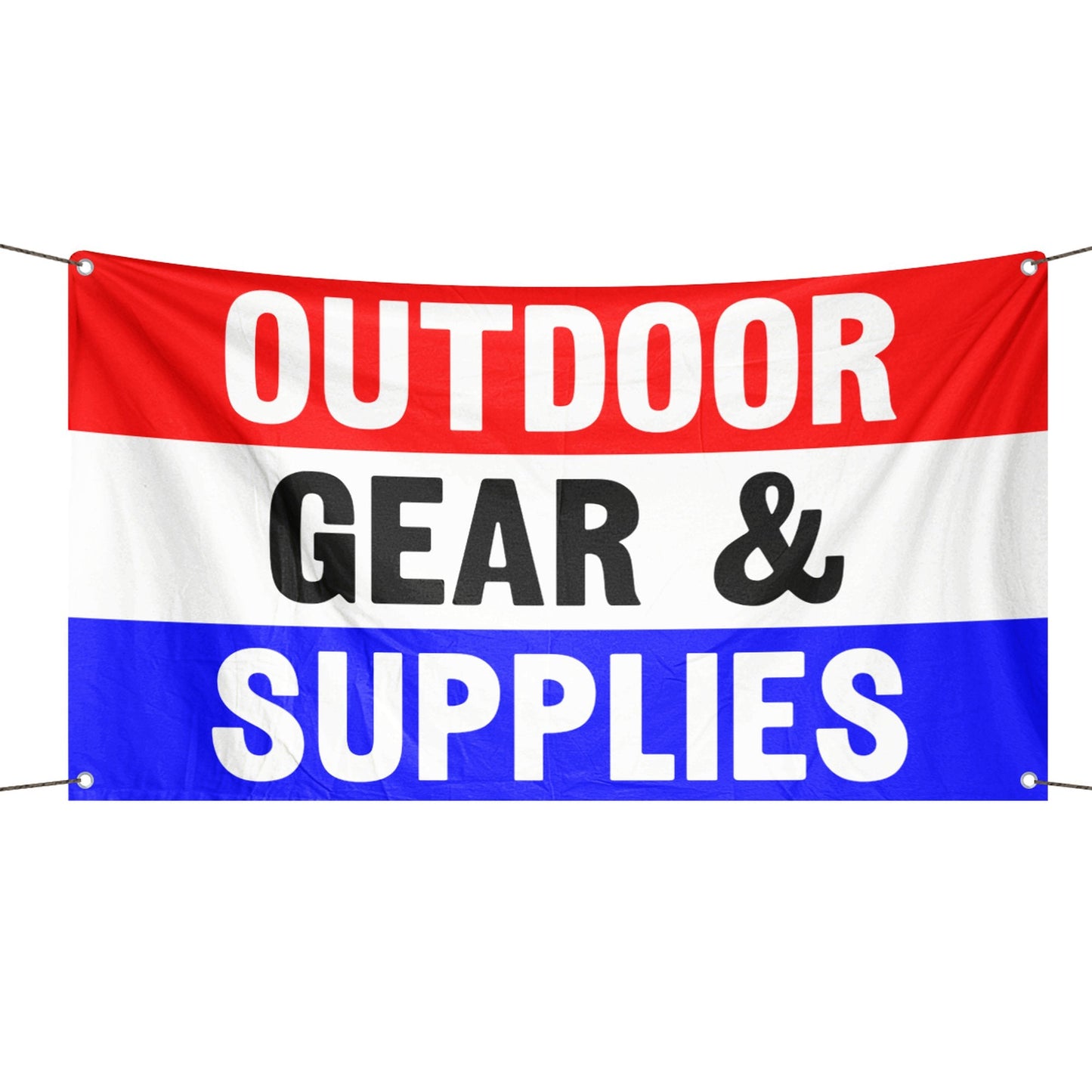 Outdoor Gear & Supplies Business Flag