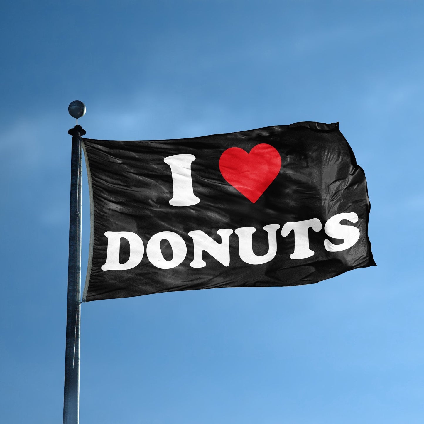 I Love Donuts Flag