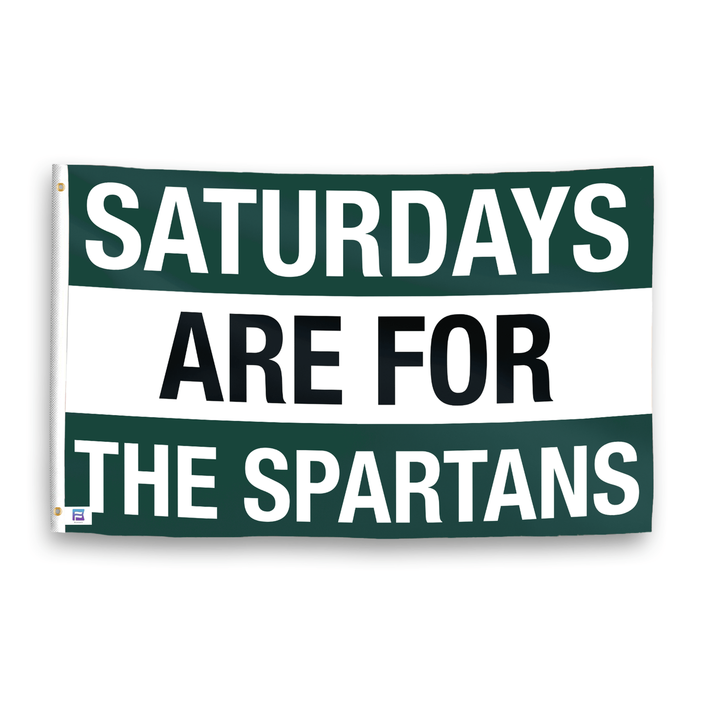 Saturdays Are for the Spartans Flag