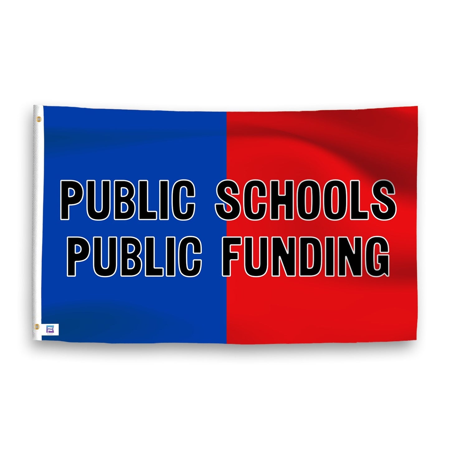 Public Schools, Public Funding Flag