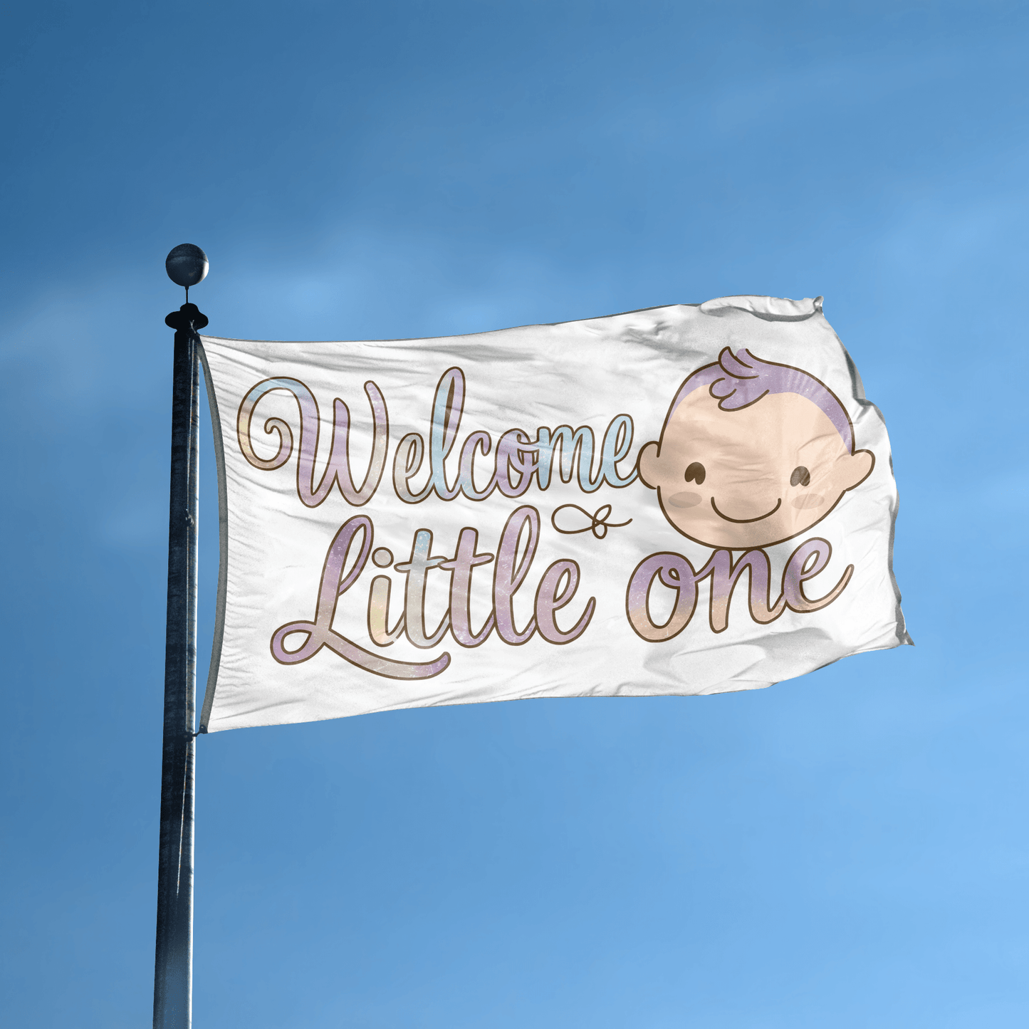 Welcome Little One Flag