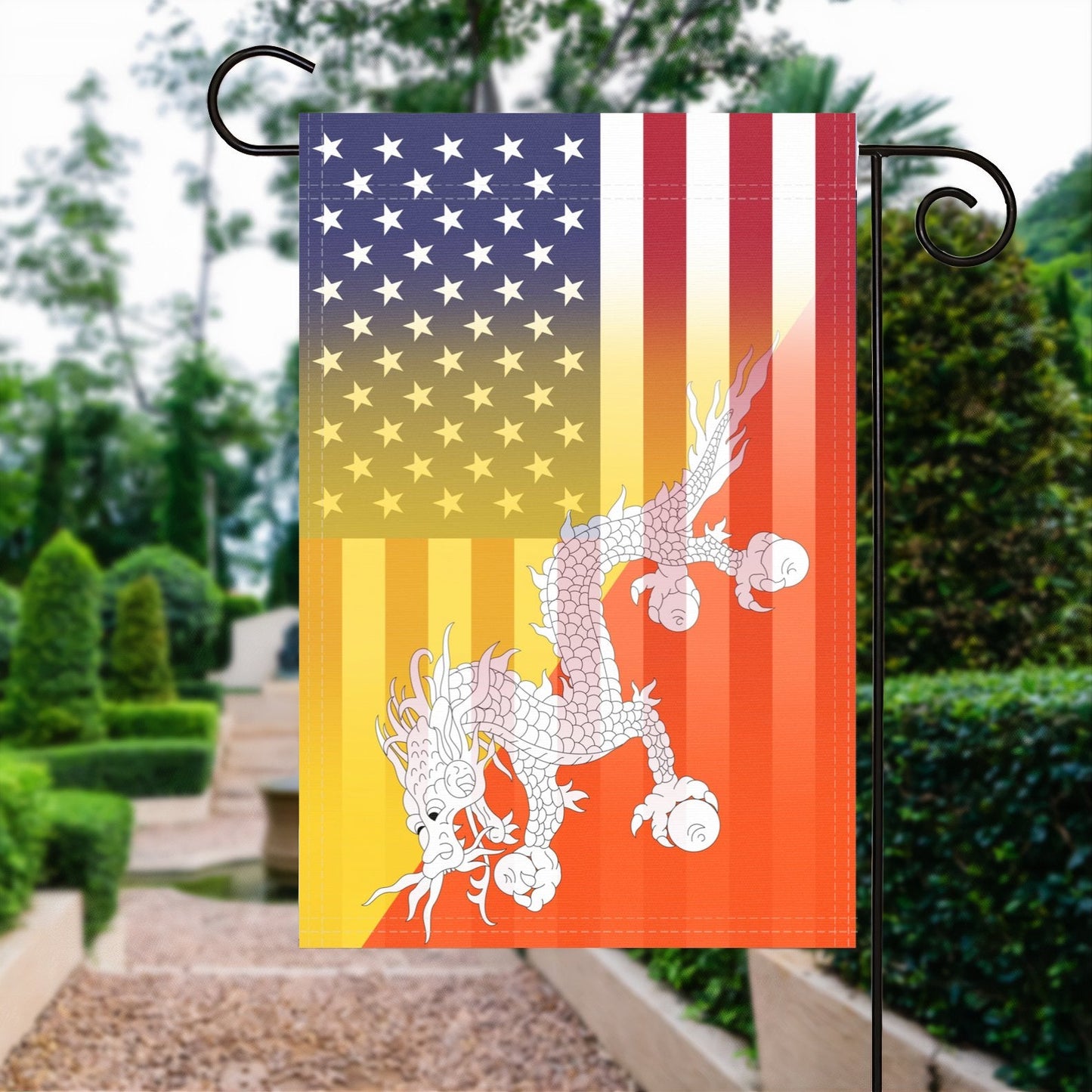 Bhutia American Garden Flag
