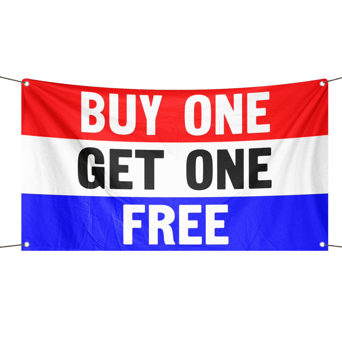 Buy One Get One Free Business Flag