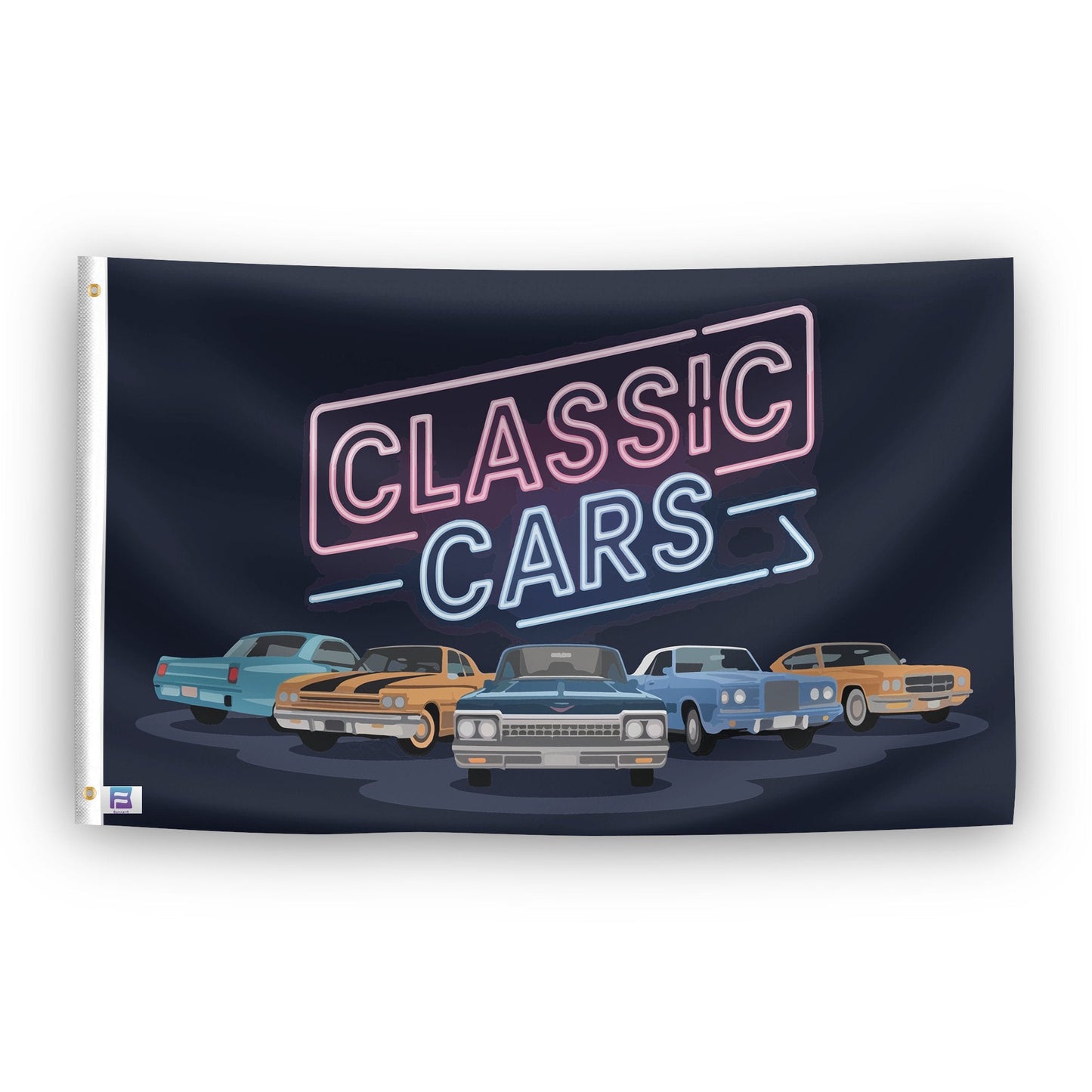 Classic Cars Flag