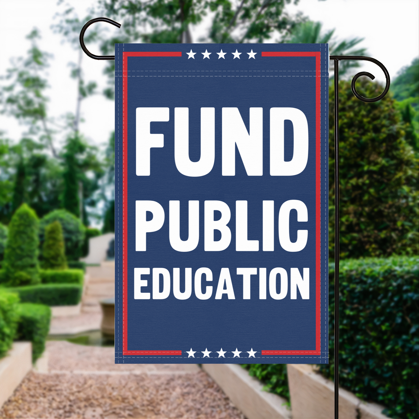 Fund Public Education Garden Flag