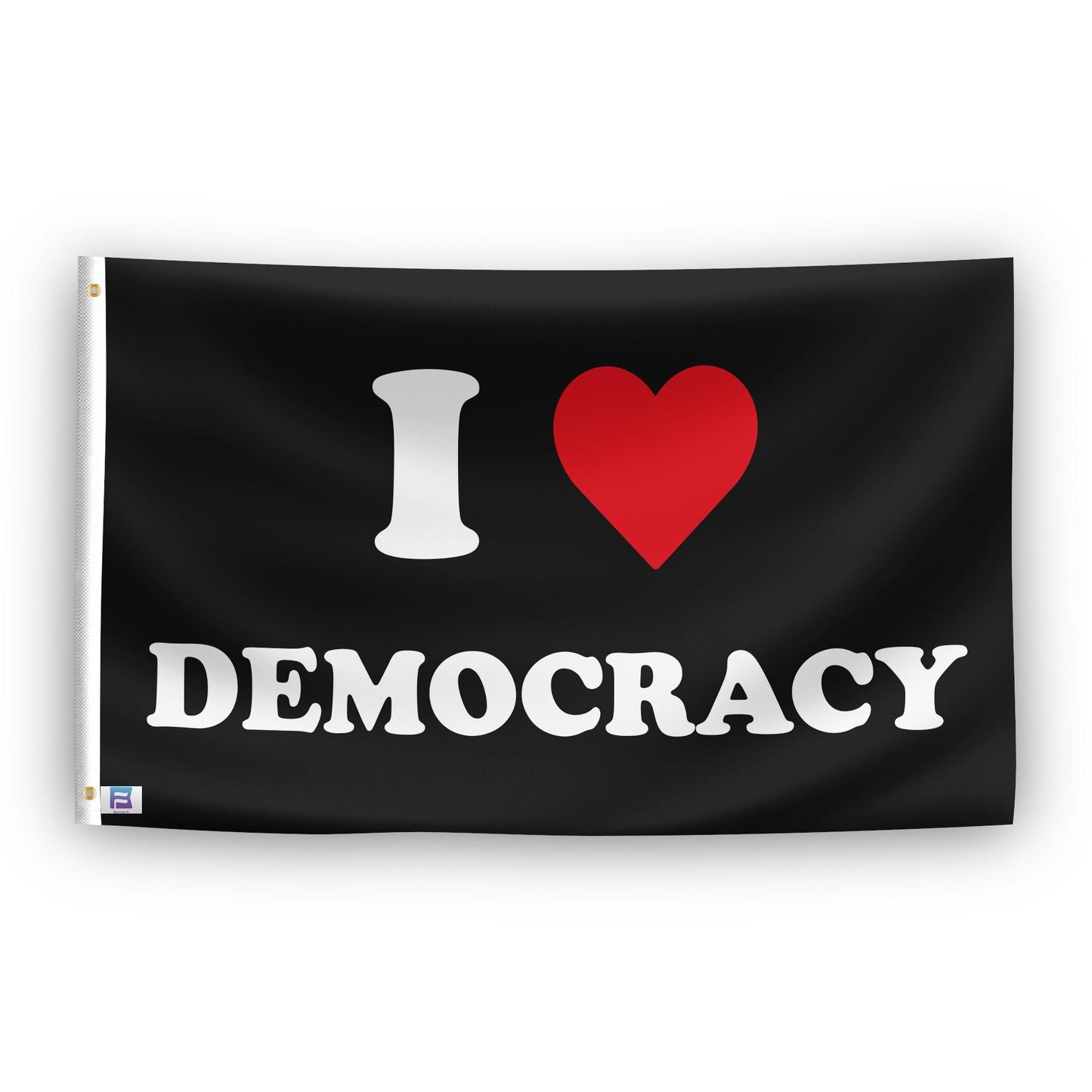 I Love Democracy Flag
