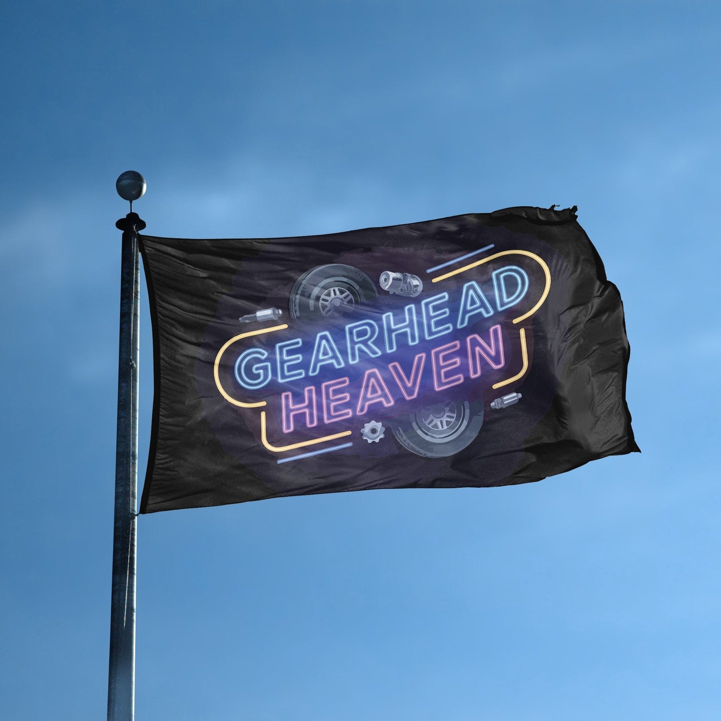 Gearhead Heaven Flag