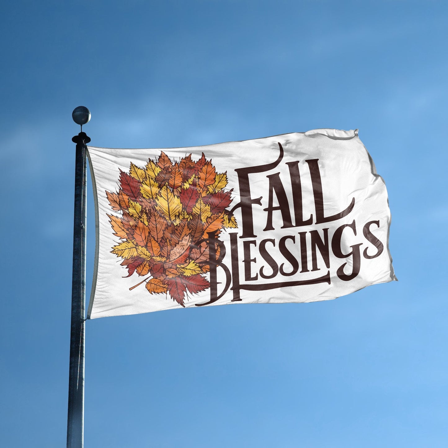 Fall Blessings Seasonal Flag