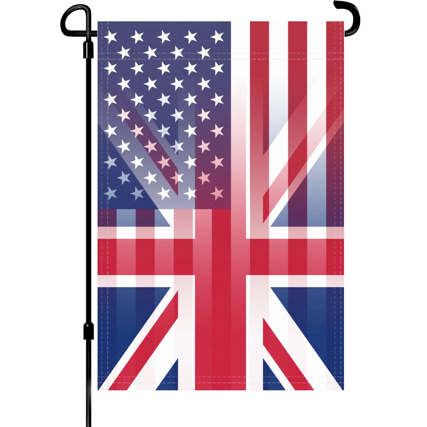 British American Garden Flag
