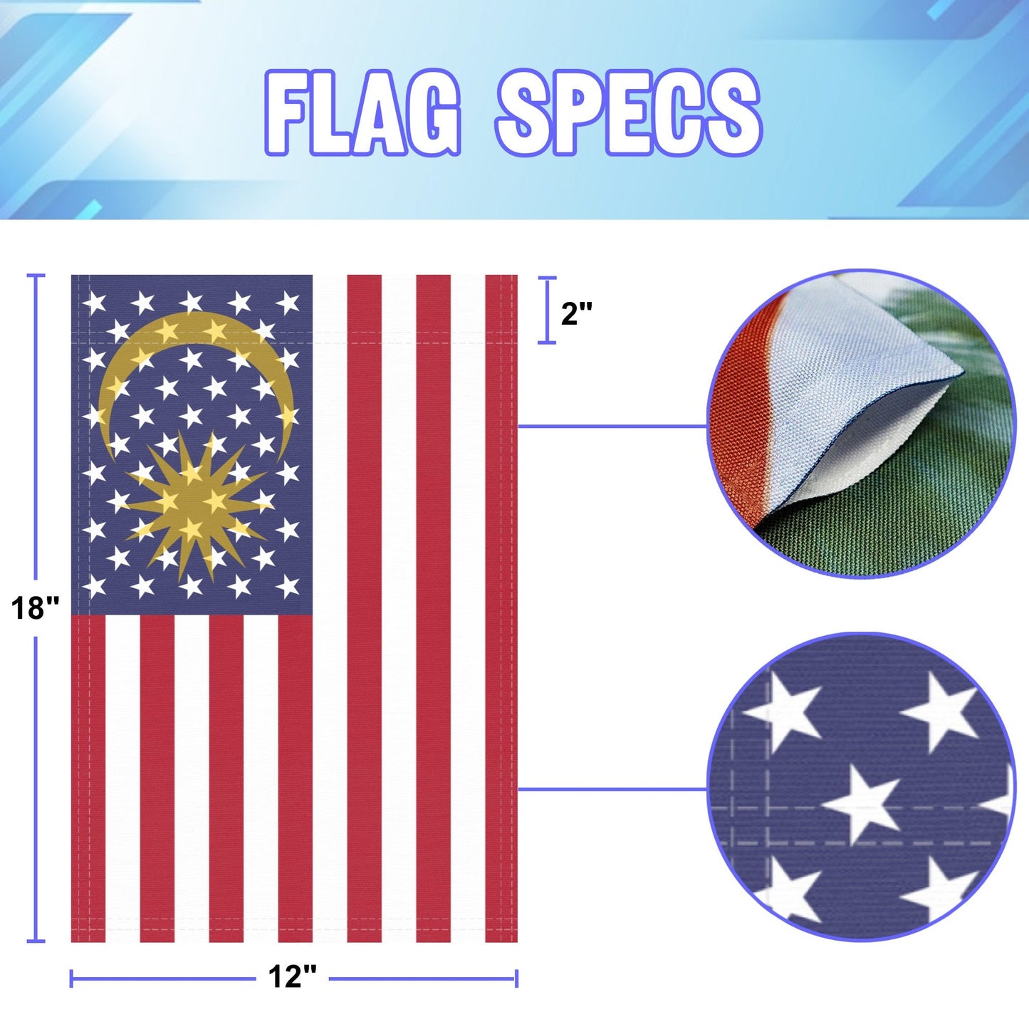 Malaysian American Garden Flag
