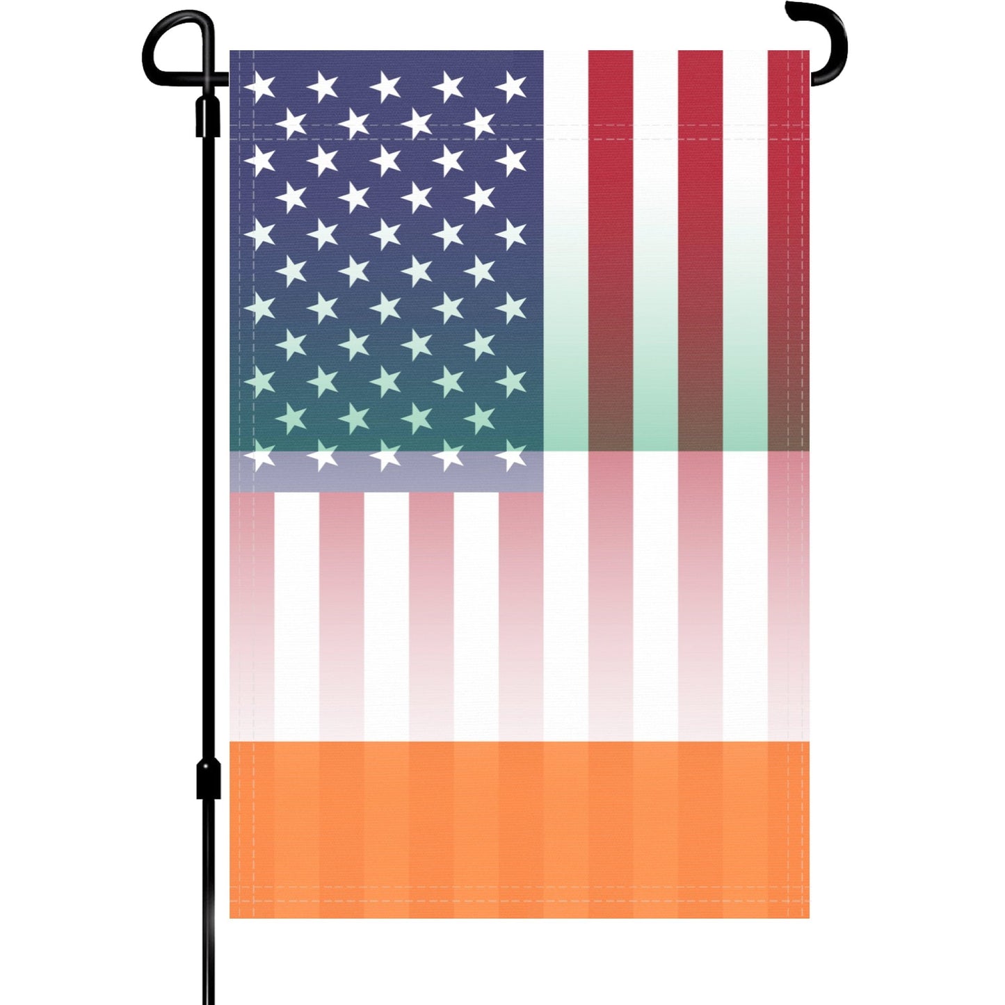 Irish American Garden Flag