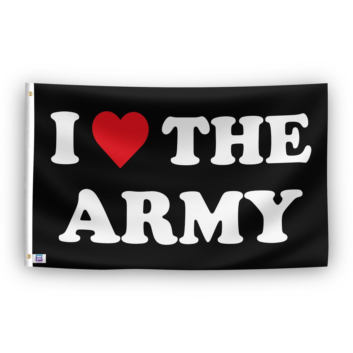 I Love The Army Flag