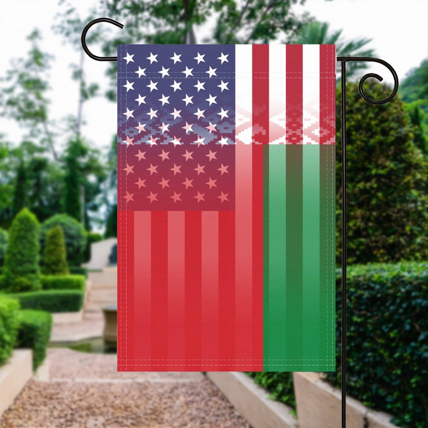Belarusian American Garden Flag