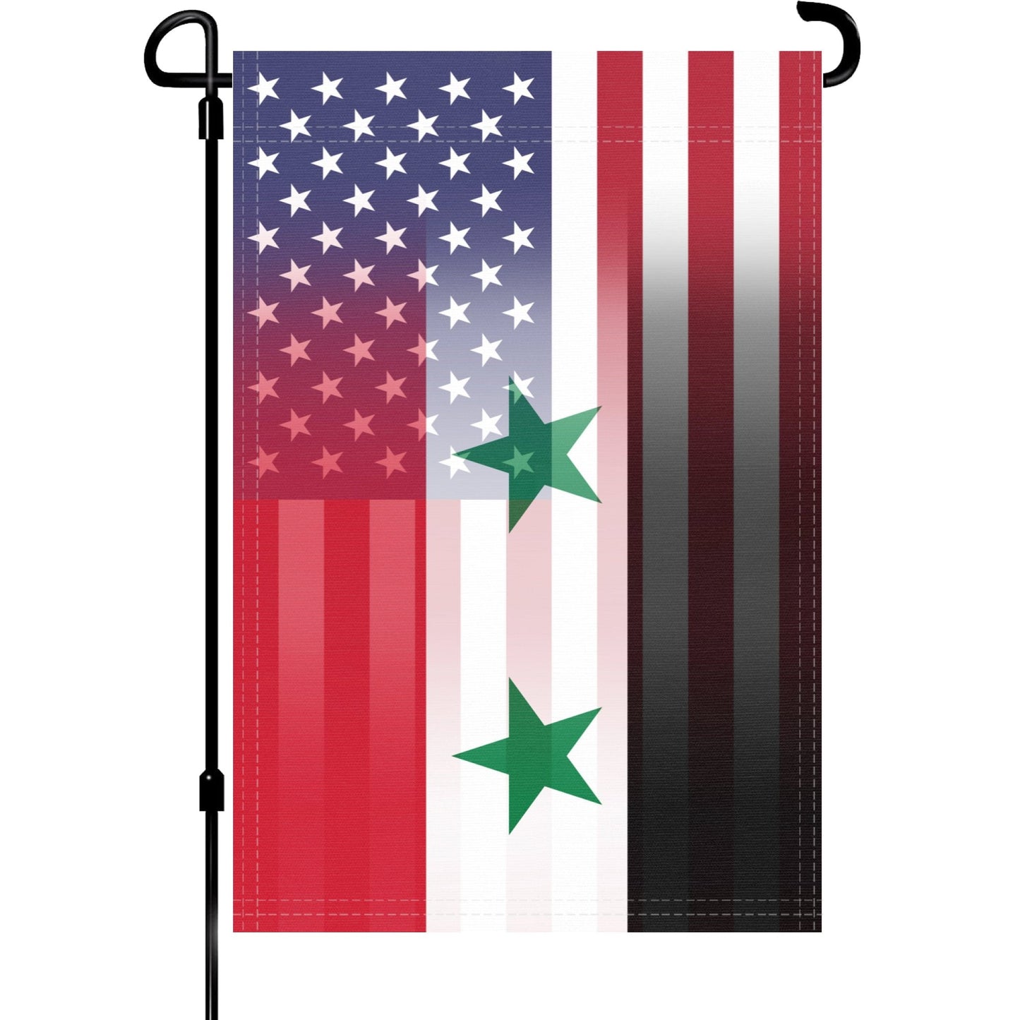 Syrian American Garden Flag