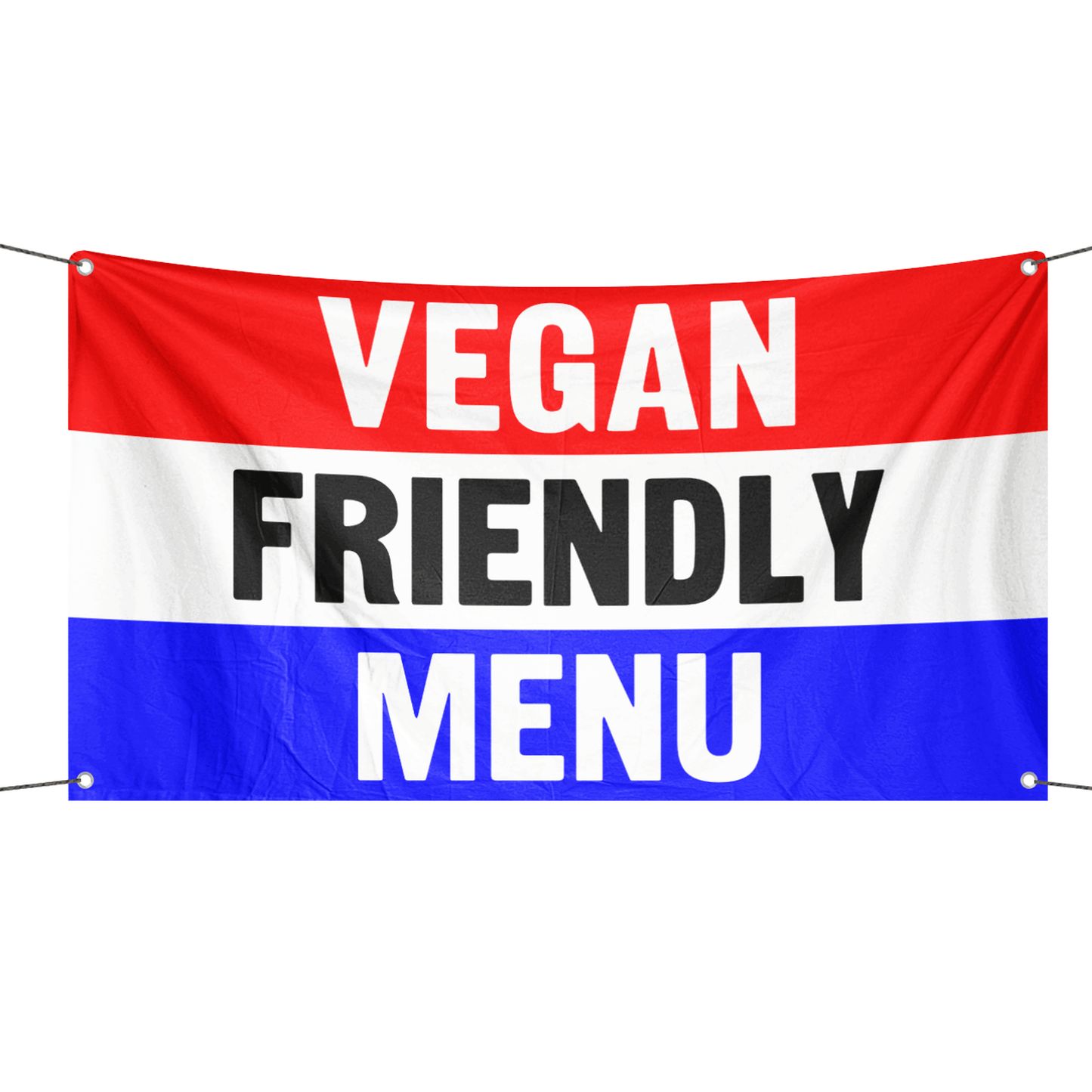 Vegan Friendly Menu Business Flag