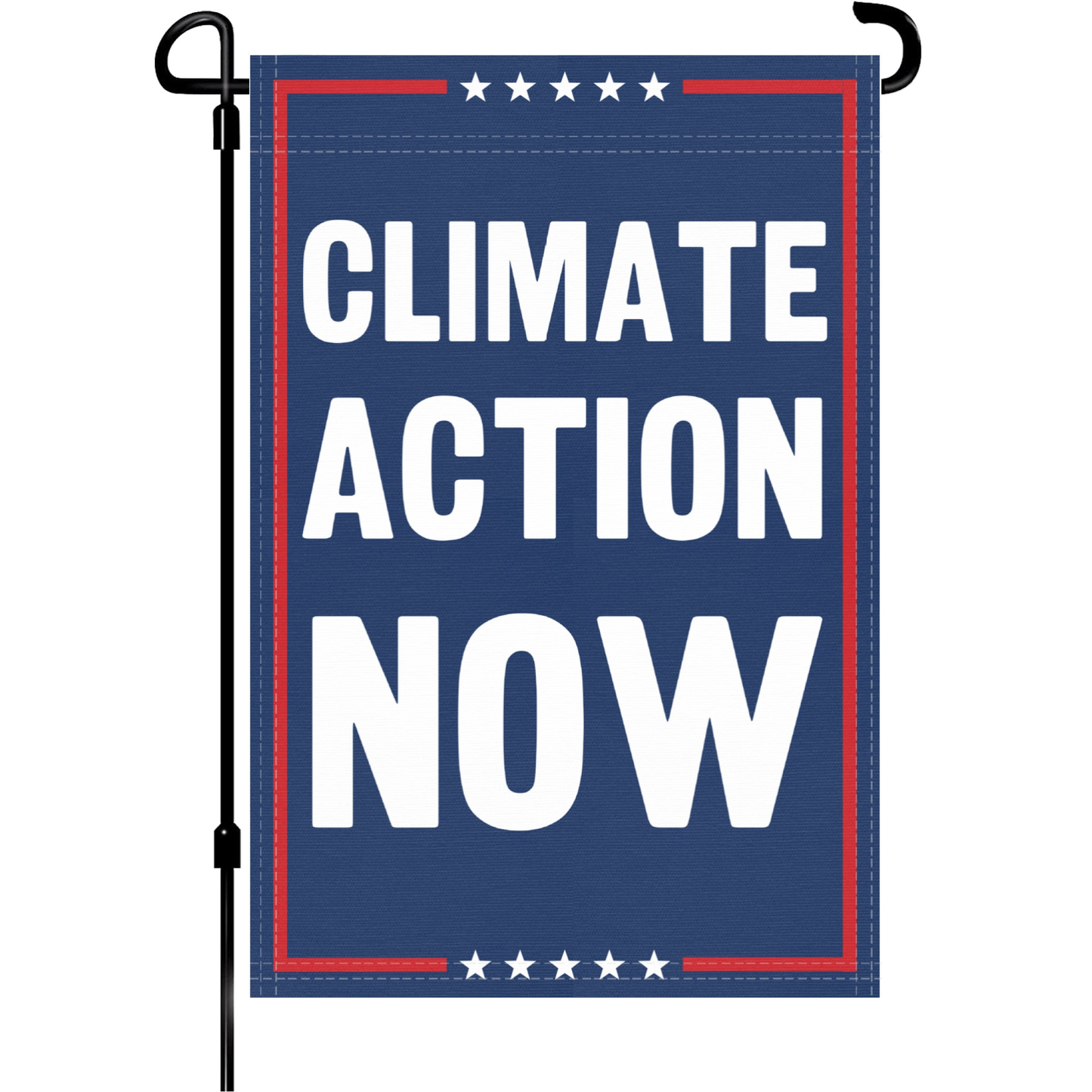 Climate Action Now Garden Flag