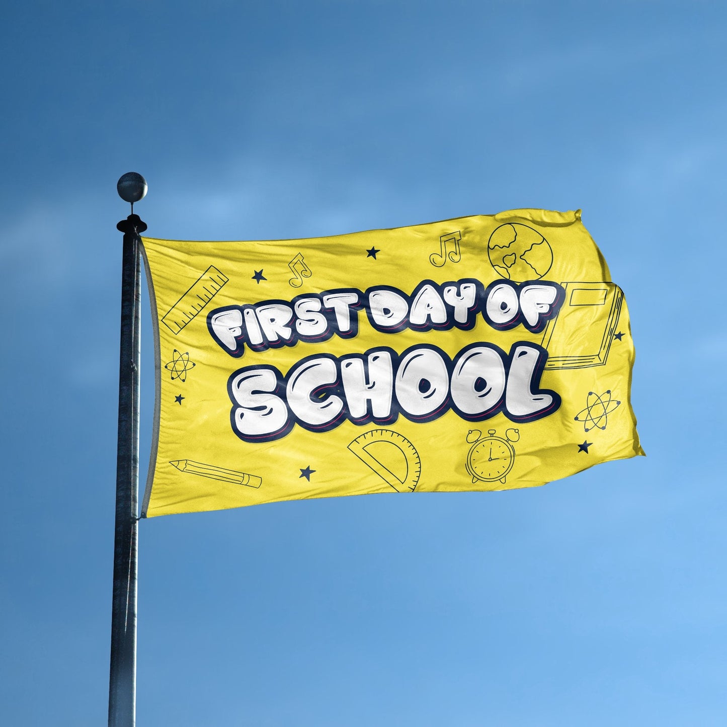 First Day Of School Flag