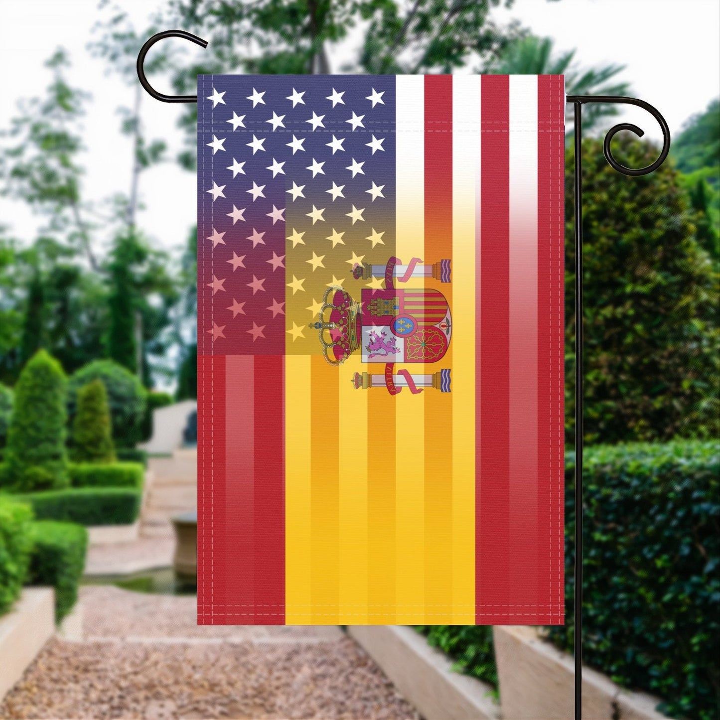 Spanish American Garden Flag