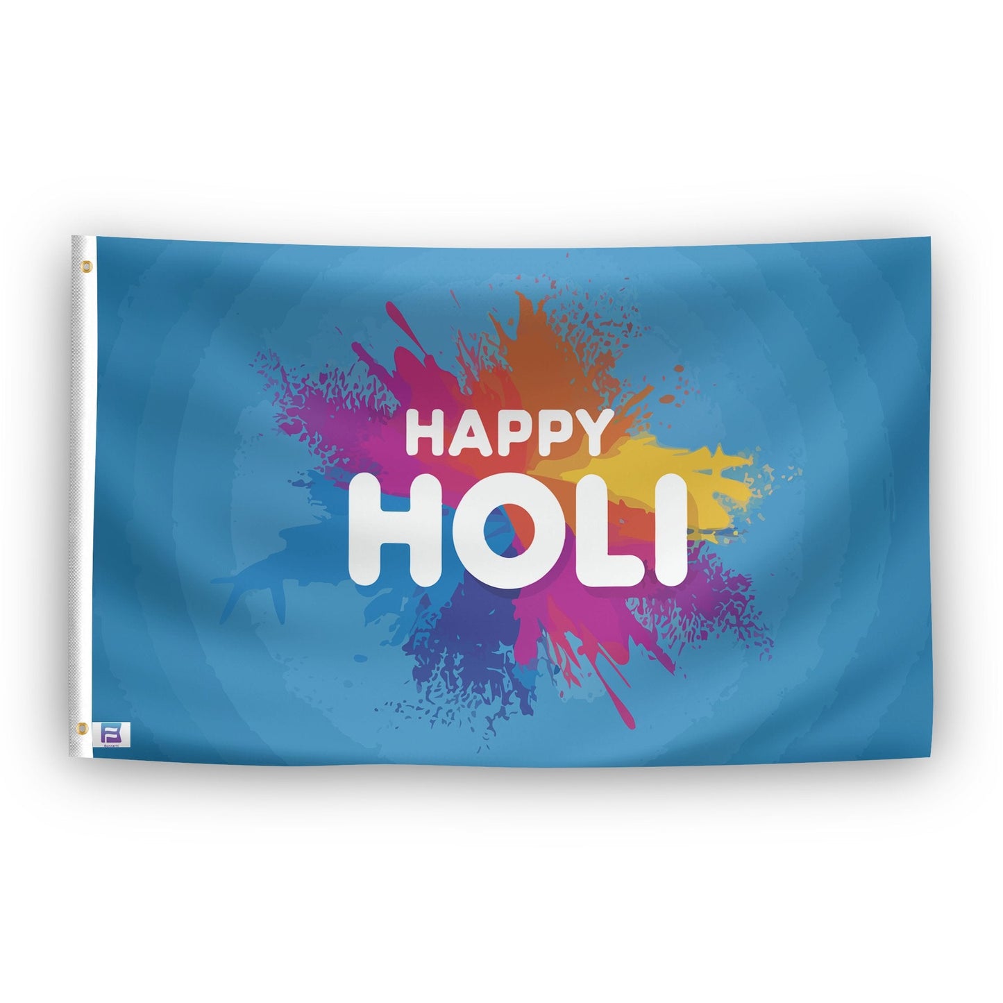 Happy Holi Flag