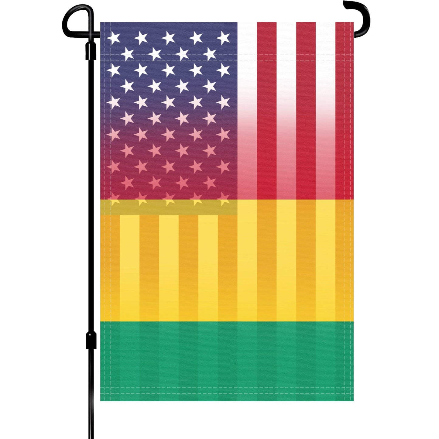 Guinean American Garden Flag