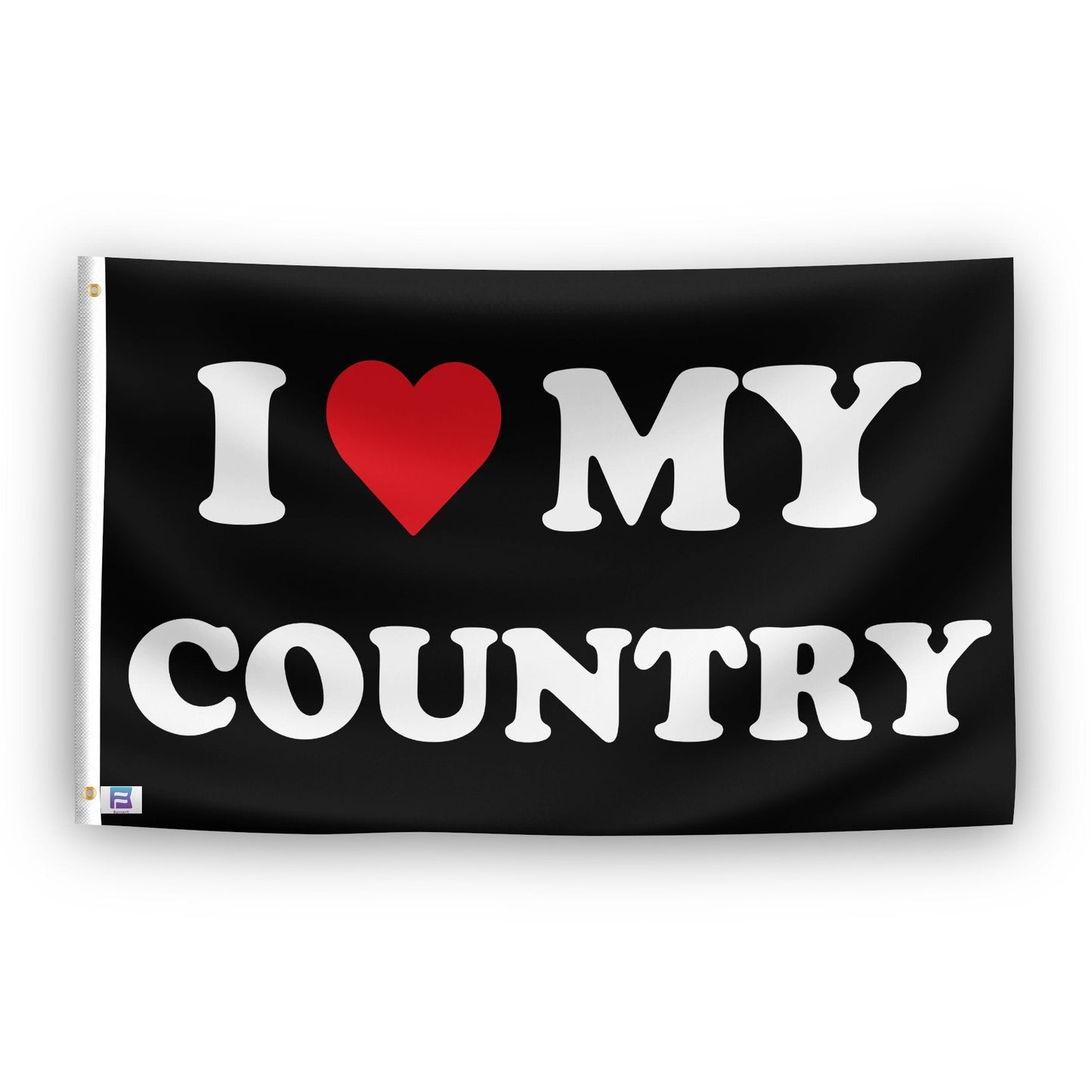 I Love My Country Flag