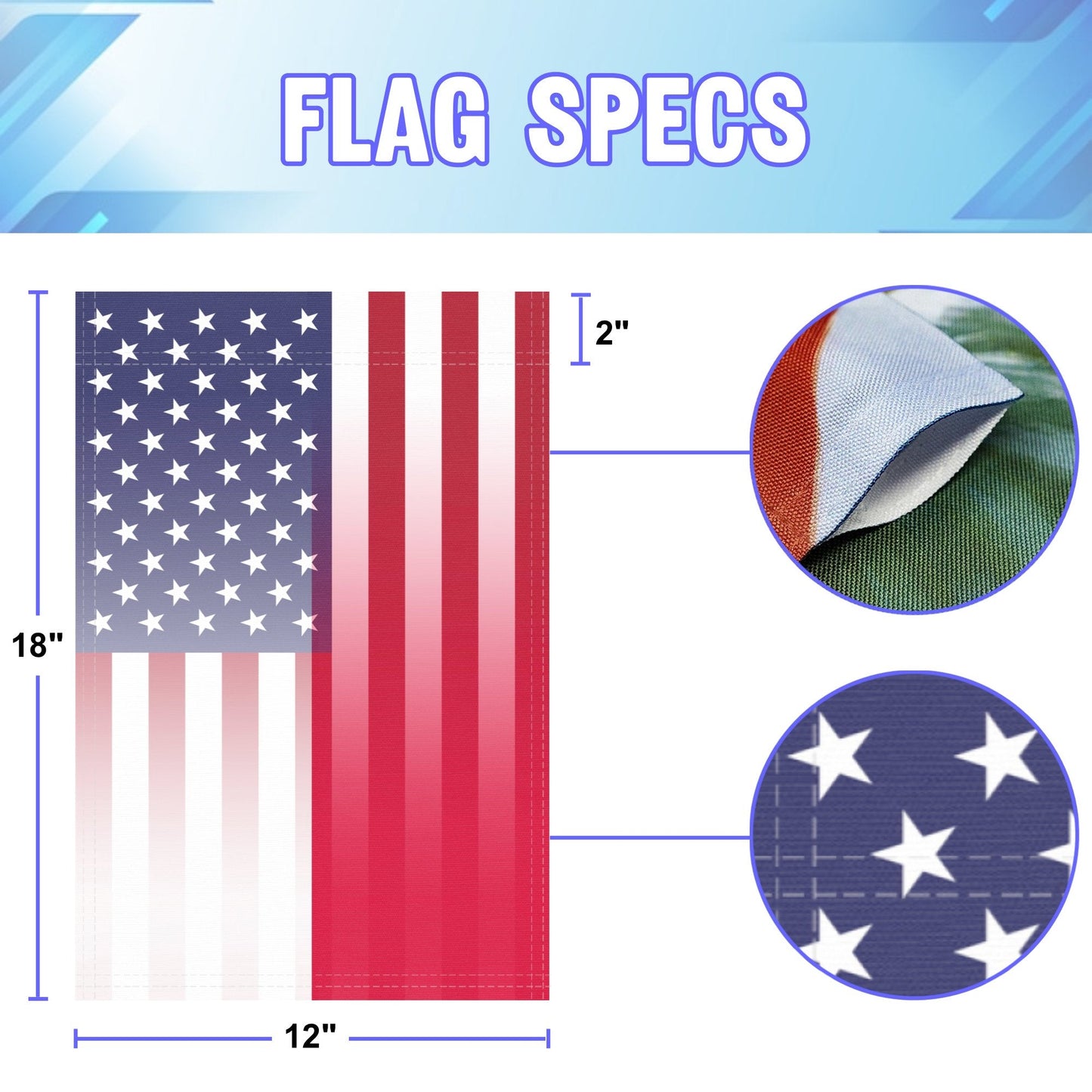 Polish American Garden Flag