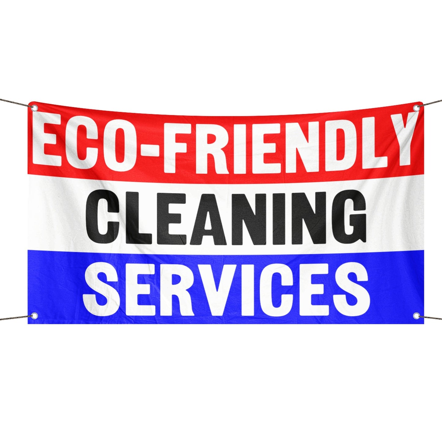 Eco-friendly Cleaning Services Business Flag