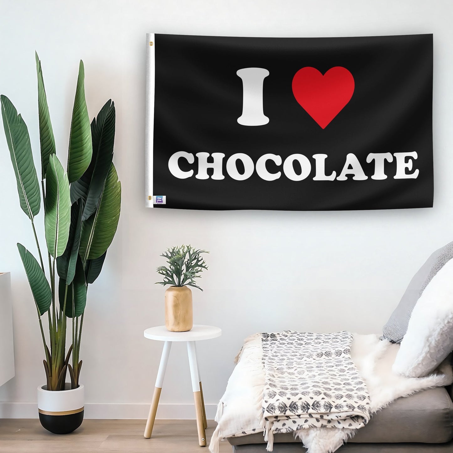 I Love Chocolate Flag