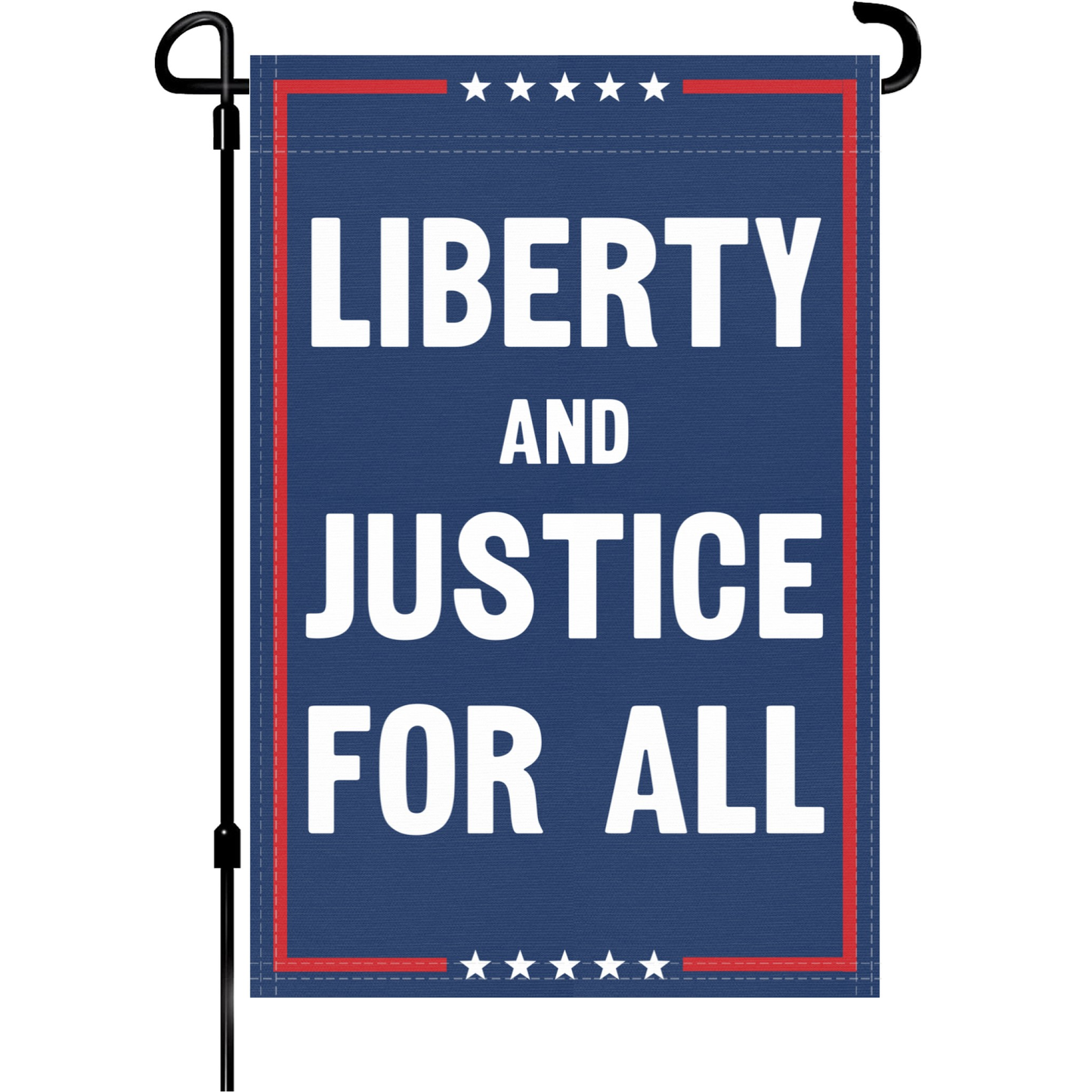 Liberty And Justice For All Garden Flag